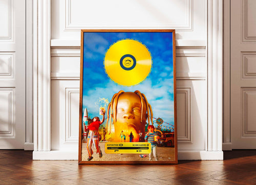 Disque D'or Astroworld Travis Scott - Backyard