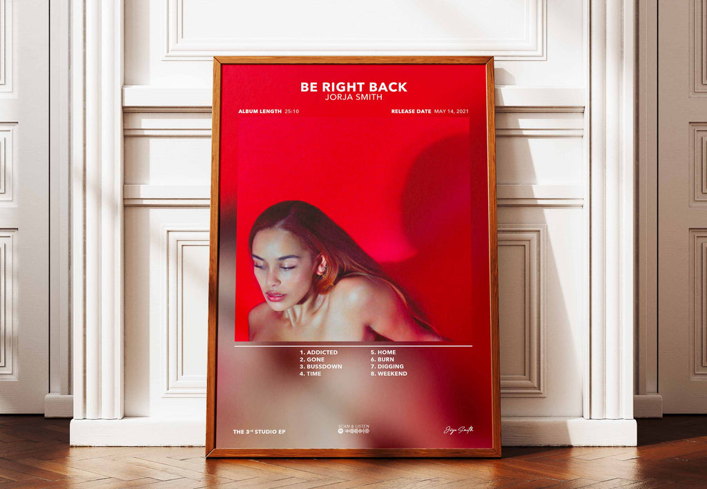 Poster Be Right Back Jorja Smith