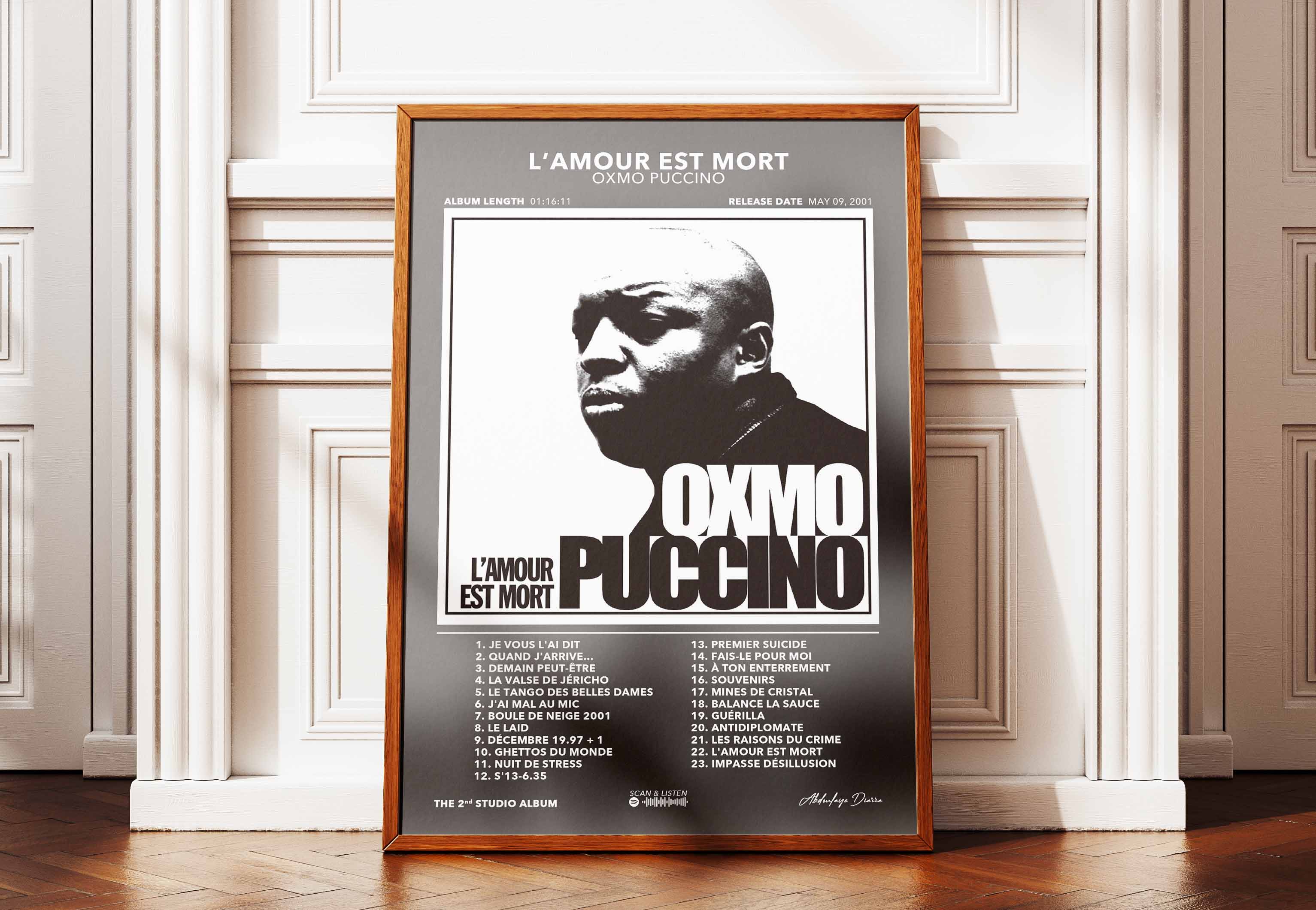 Poster L'Amour Est Mort Oxmo Puccino
