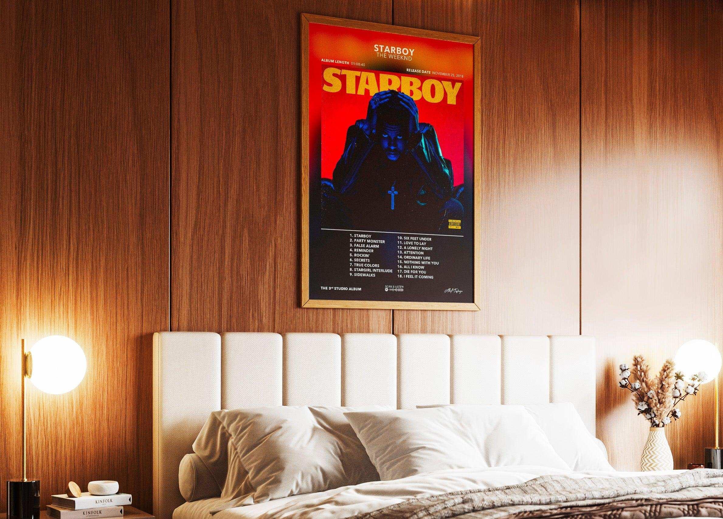 Poster Starboy The Weeknd - Backyard