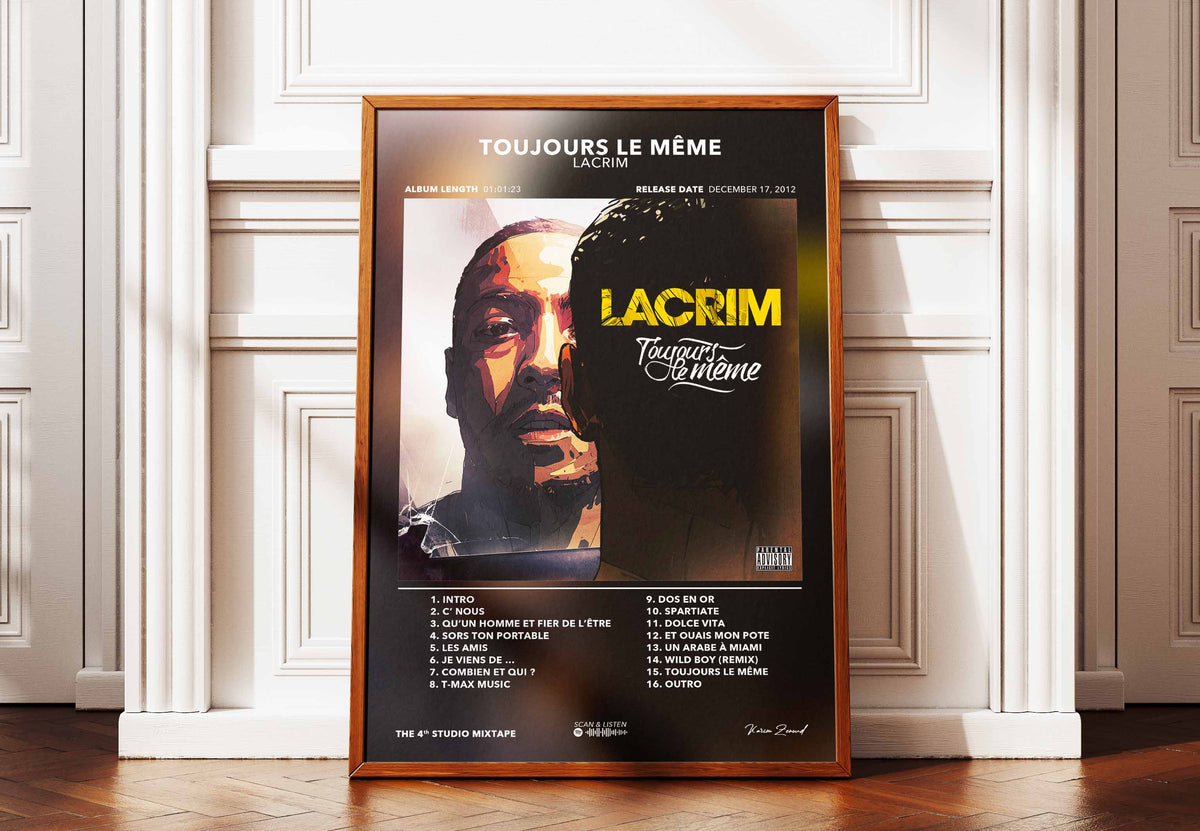Poster Toujours Le Même Lacrim