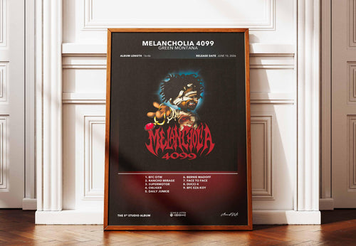 Poster Melancholia 4099 Green Montana