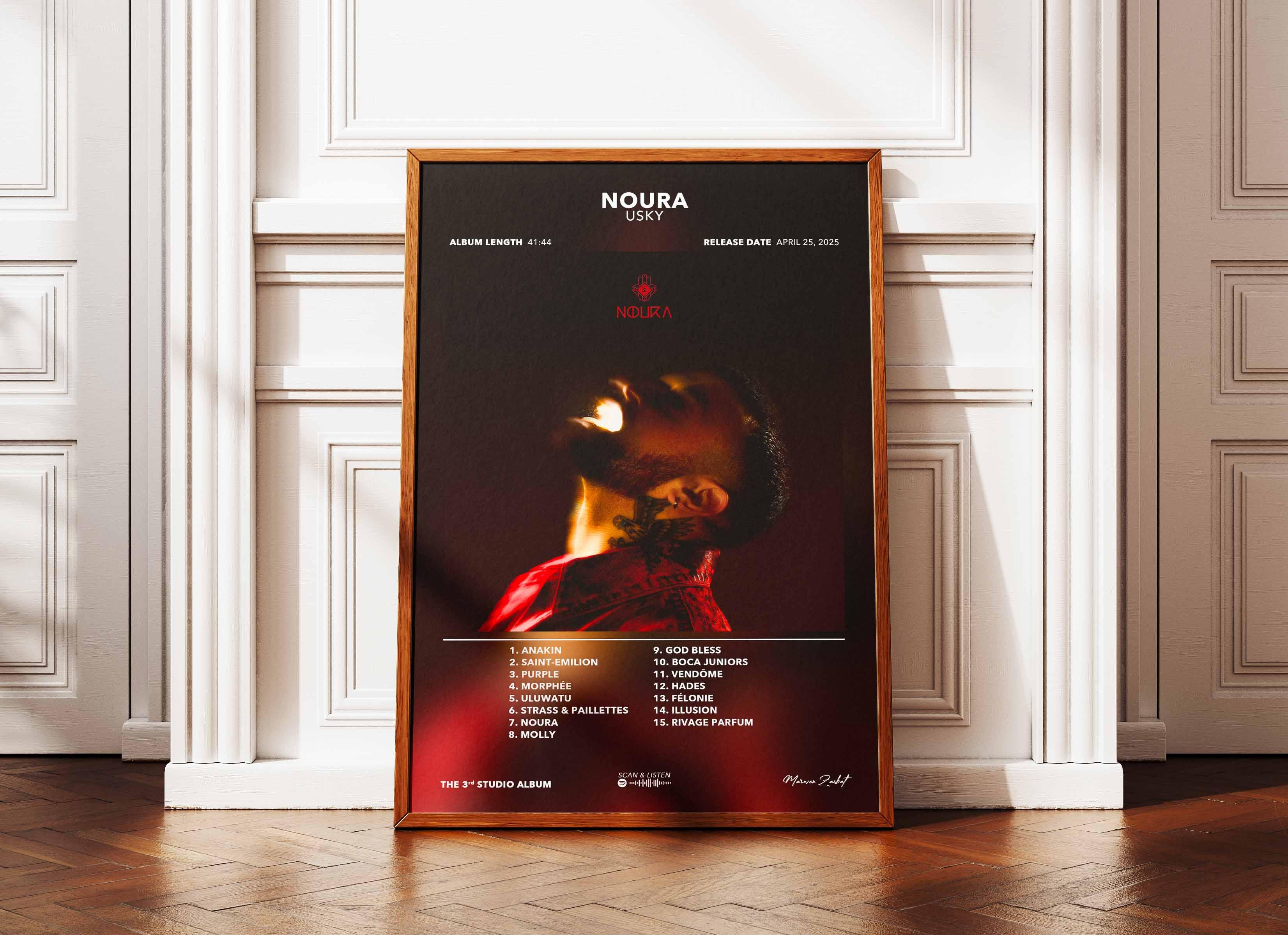 Poster Noura Usky - Backyard