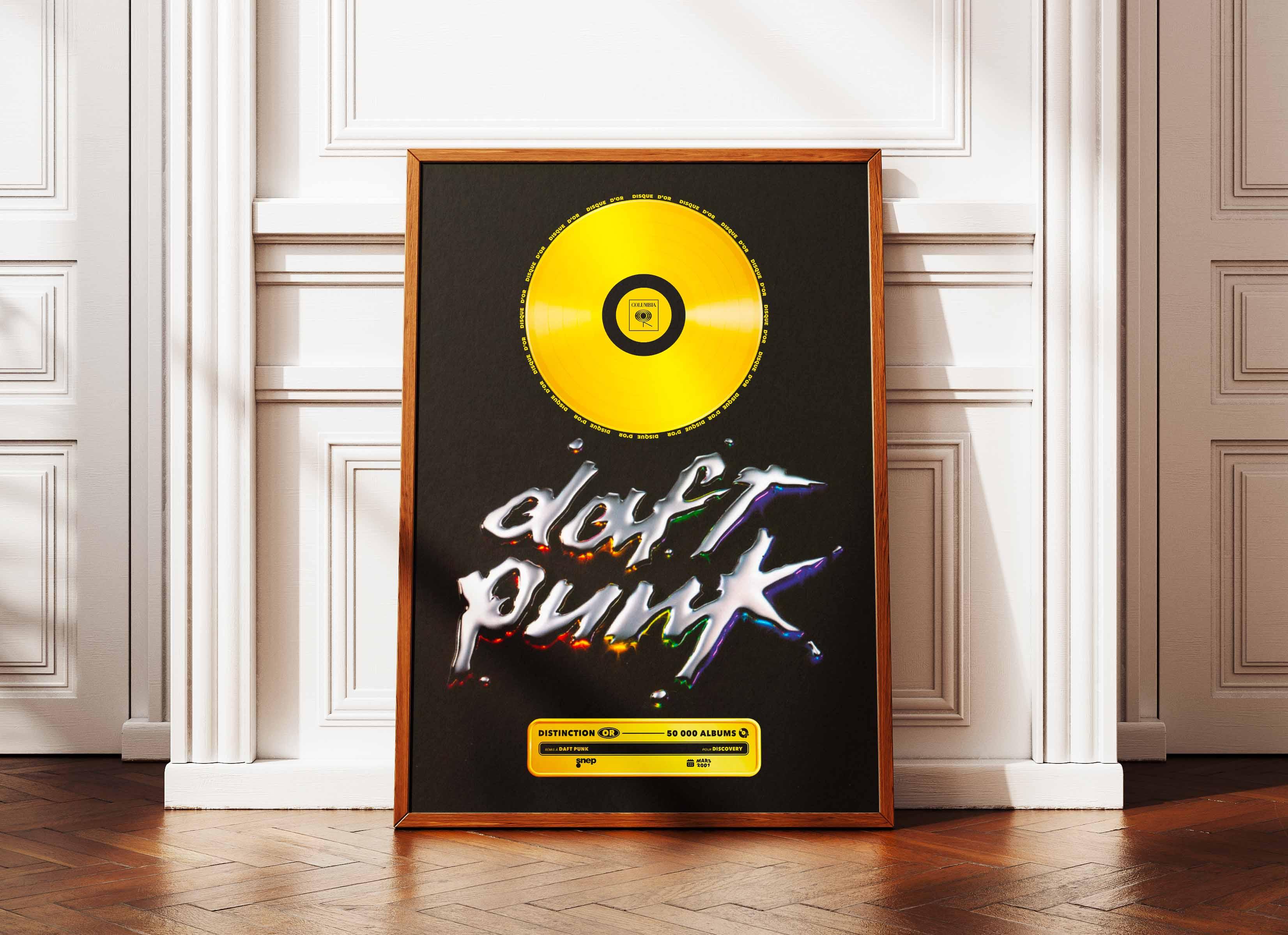 Disque D'or Discovery Daft Punk - Backyard