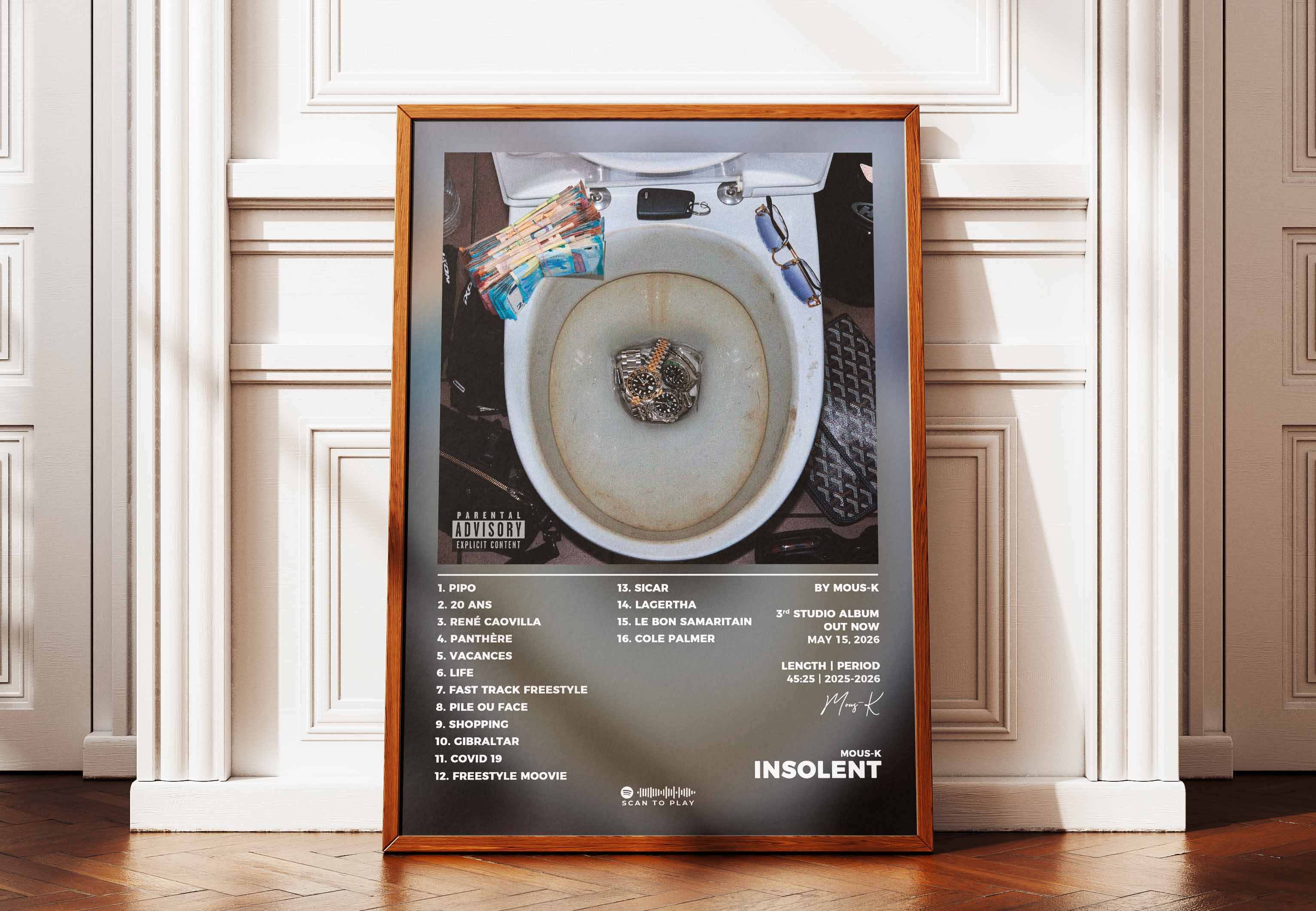 Poster Insolent Mous-K
