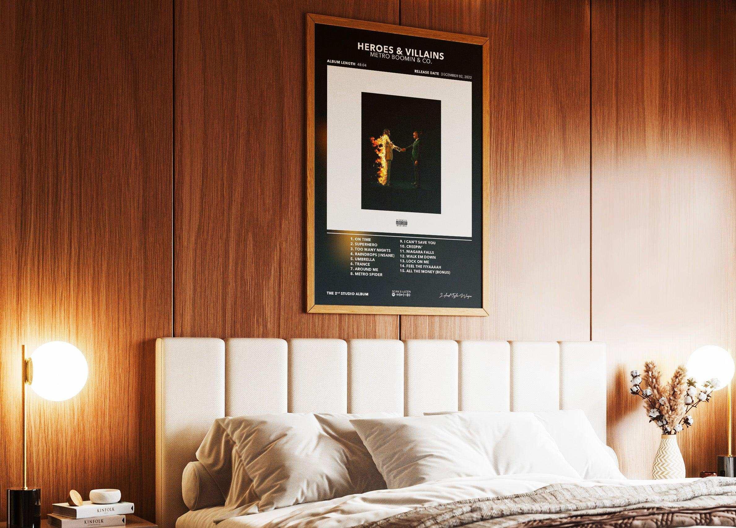 Poster Heroes & Villains Metro Boomin - Backyard