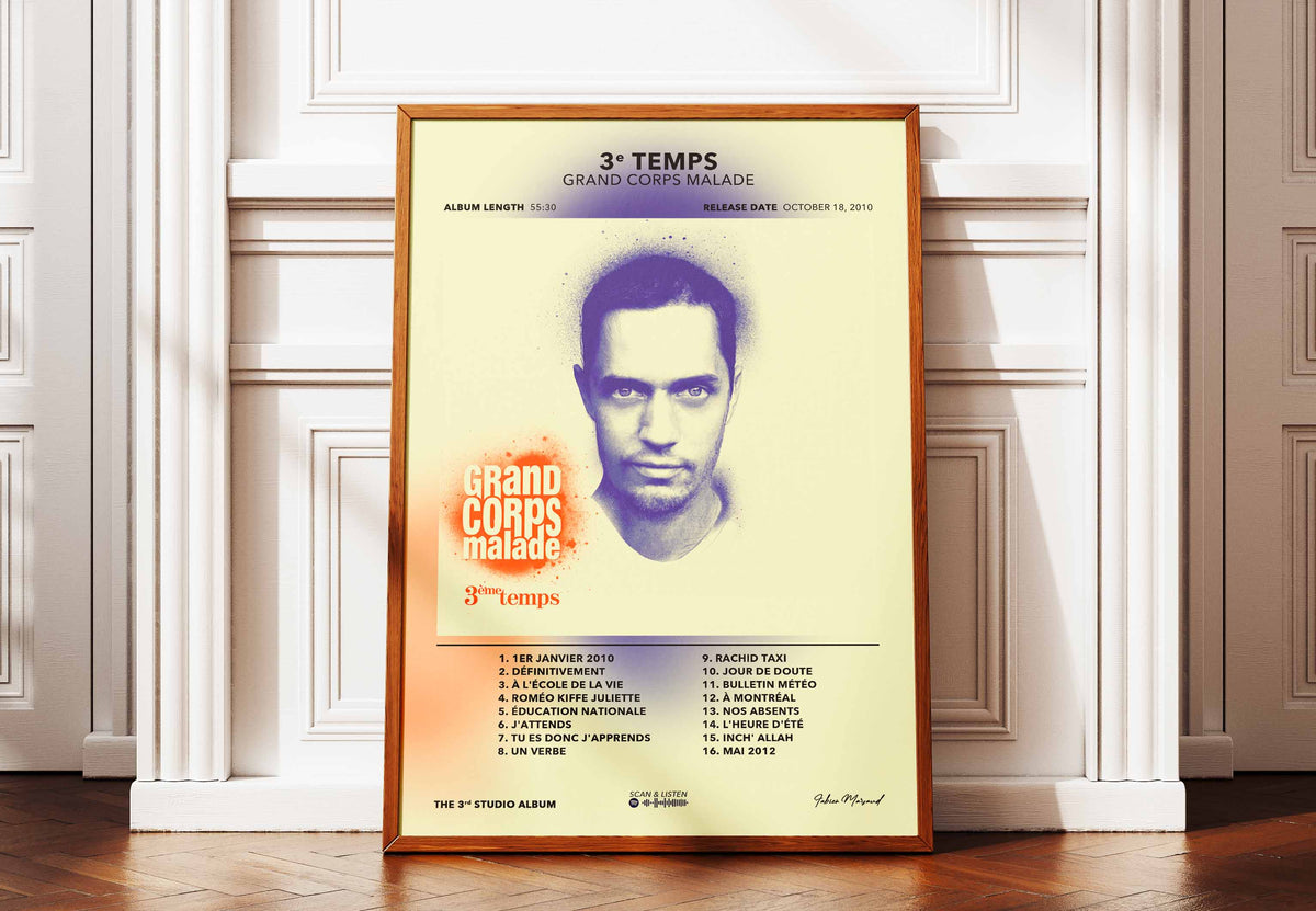 Poster 3e Temps Grand Corps Malade