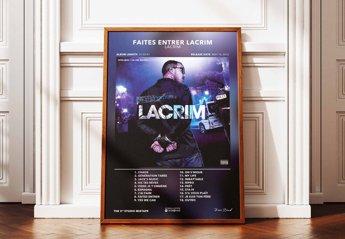 Poster Faites Entrer Lacrim Lacrim