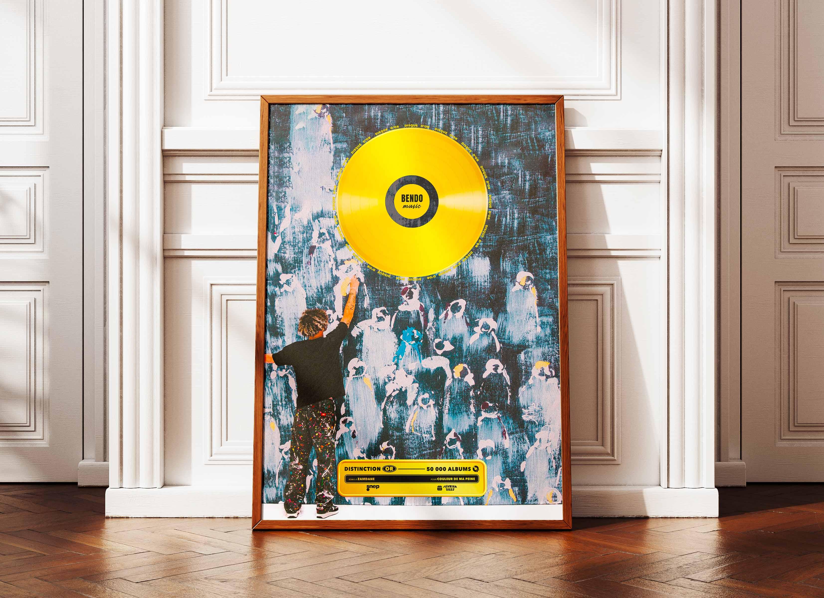 Disque D'or Couleur De Ma Peine Zamdane - Backyard