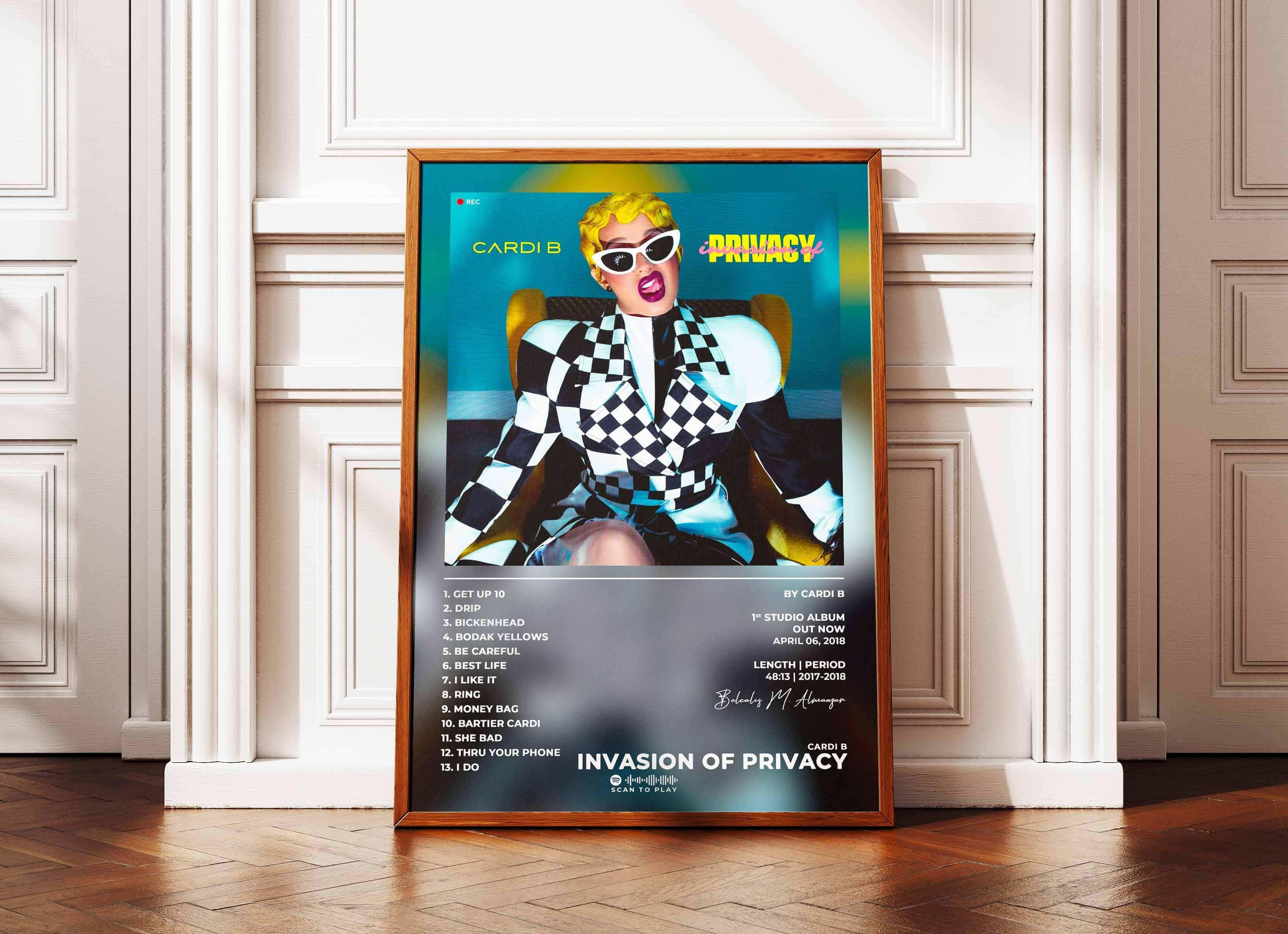 Affiche musicale posée contre un mur, fait en France, livraison gratuite 48h, cadeau idéal Noël