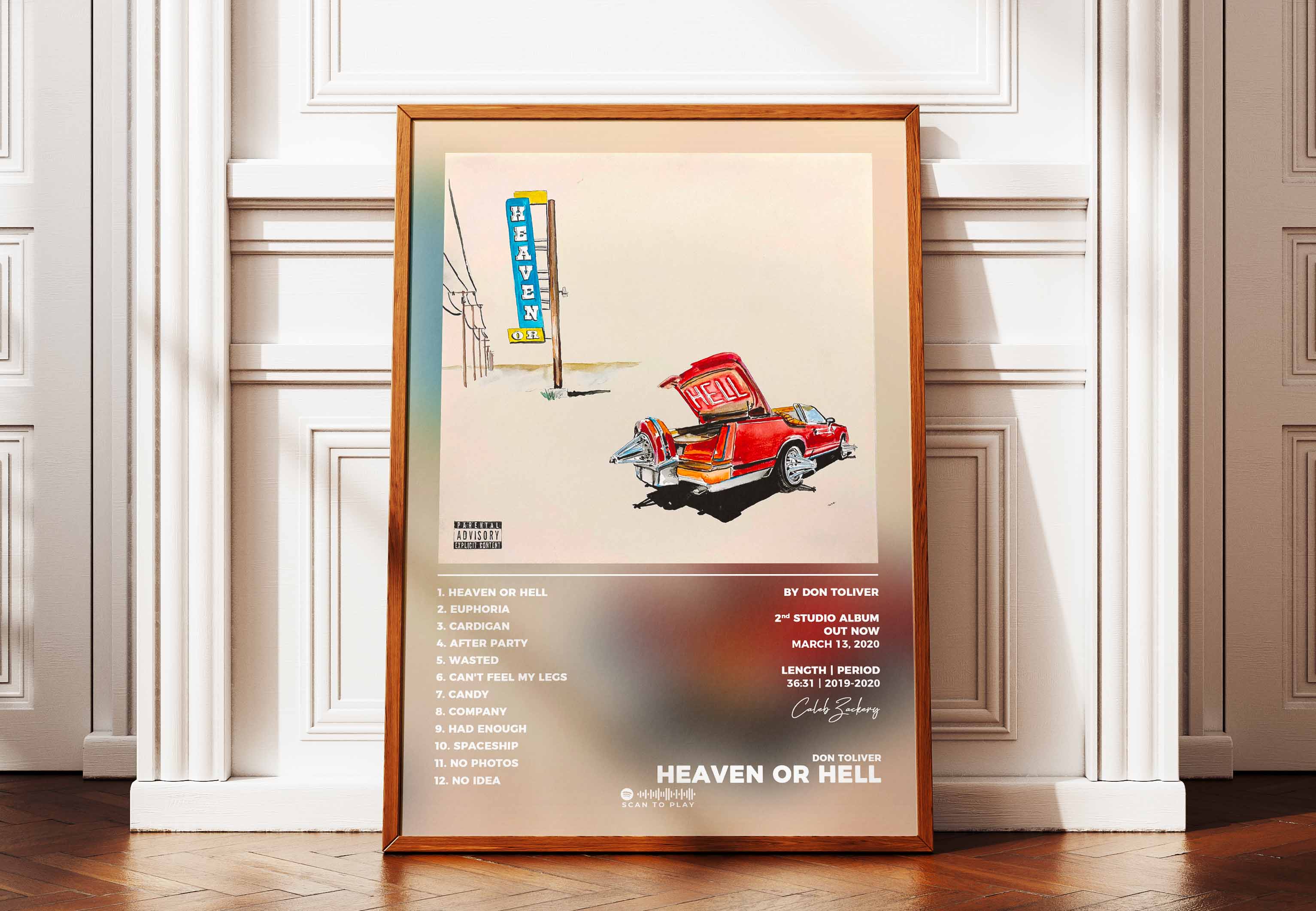 Poster Heaven Or Hell Don Toliver