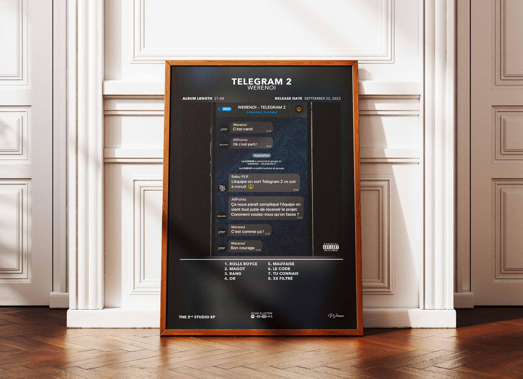 Poster Telegram 2 Werenoi - Backyard