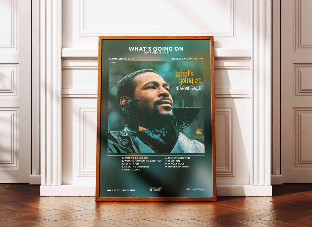 Poster What's Going On Marvin Gaye - Backyard