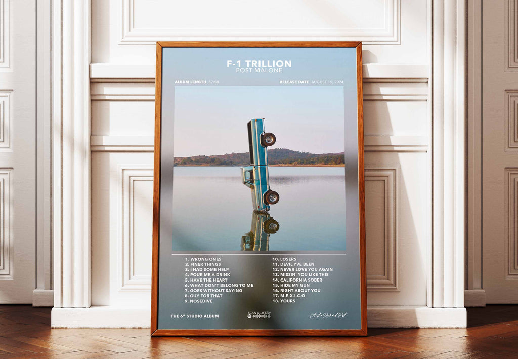 Poster F-1 Trillion Post Malone