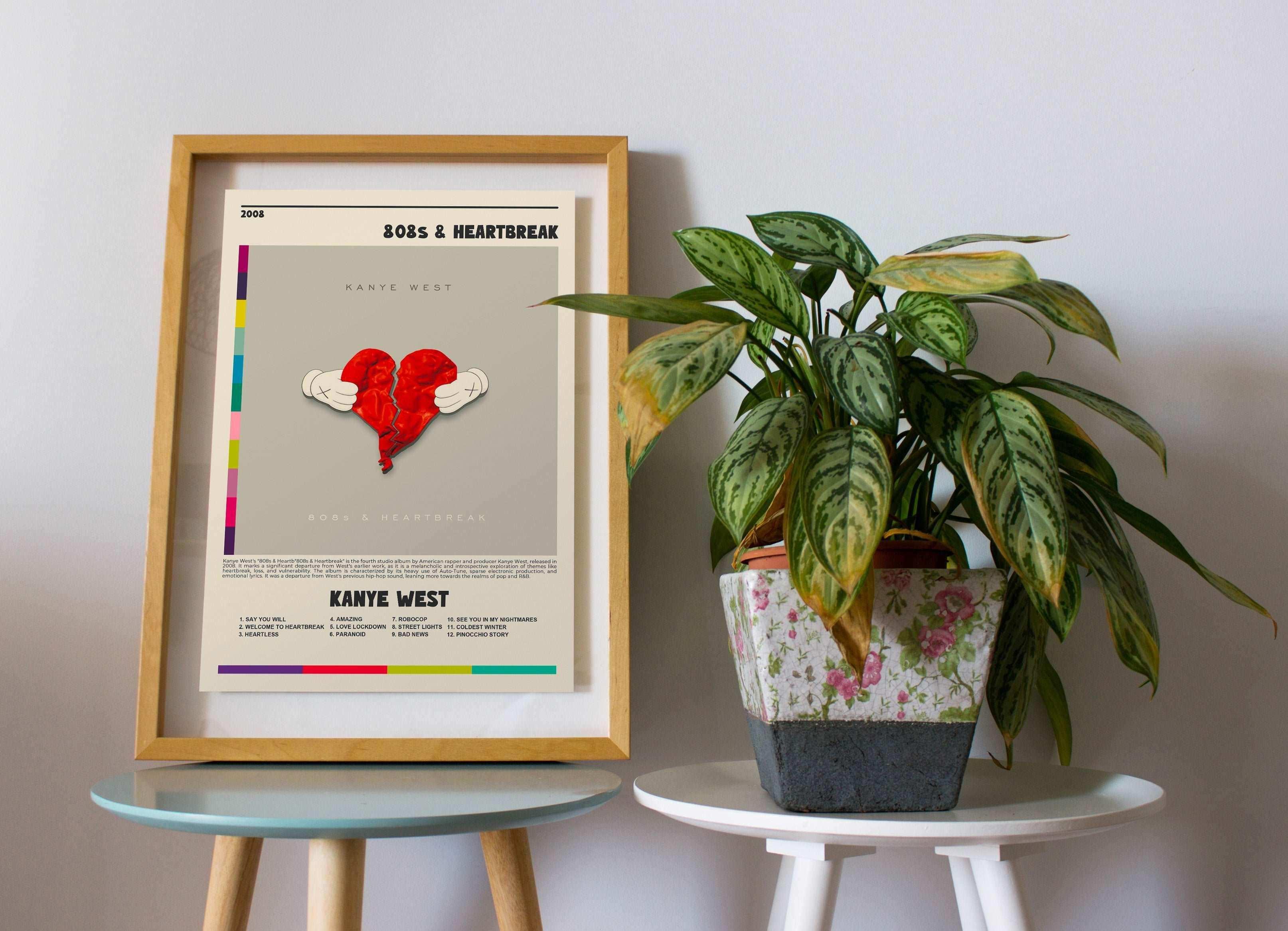 808's & Heartbreak Kanye West Poster - Backyard