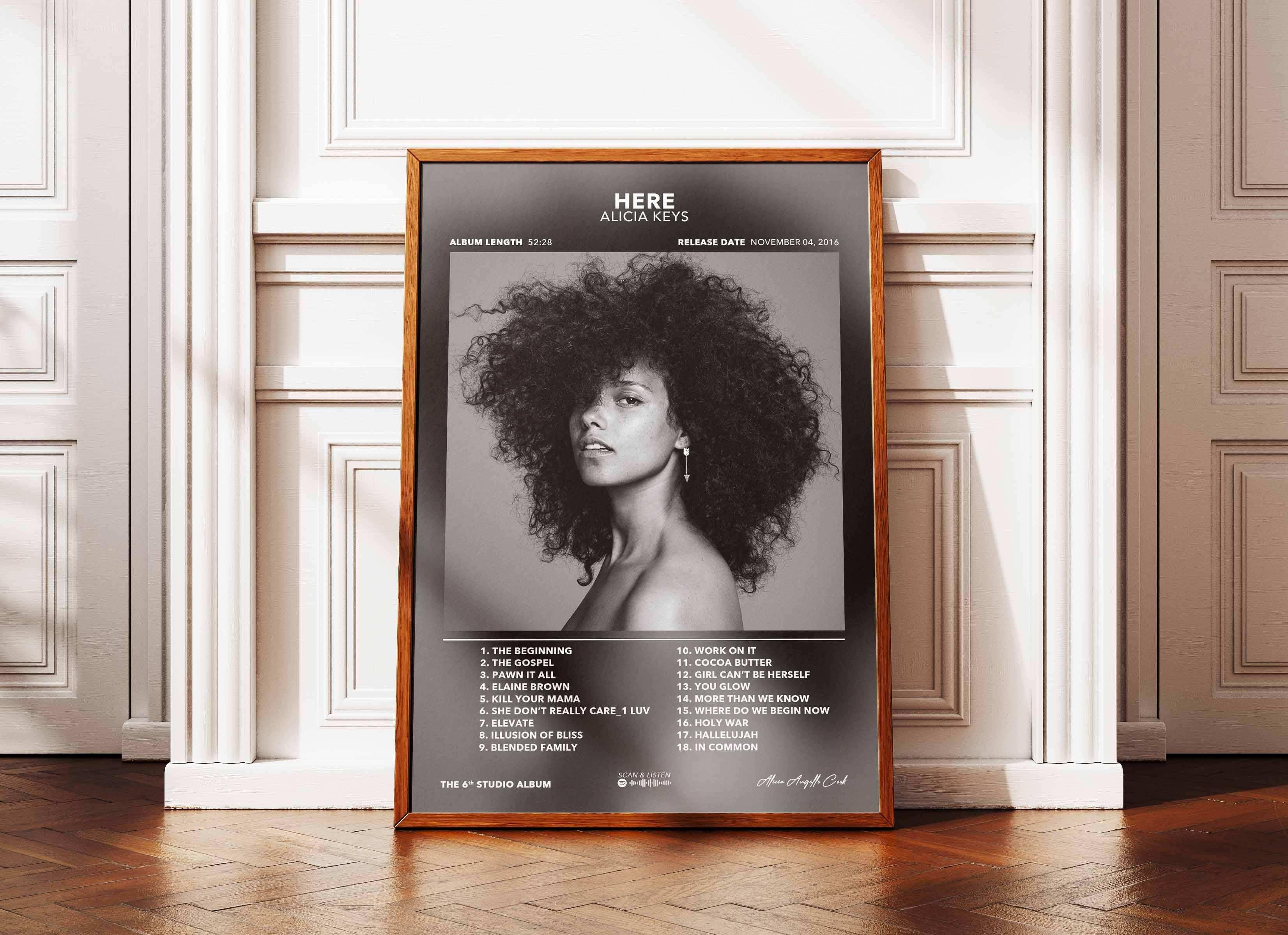 Poster Here Alicia Keys - Backyard