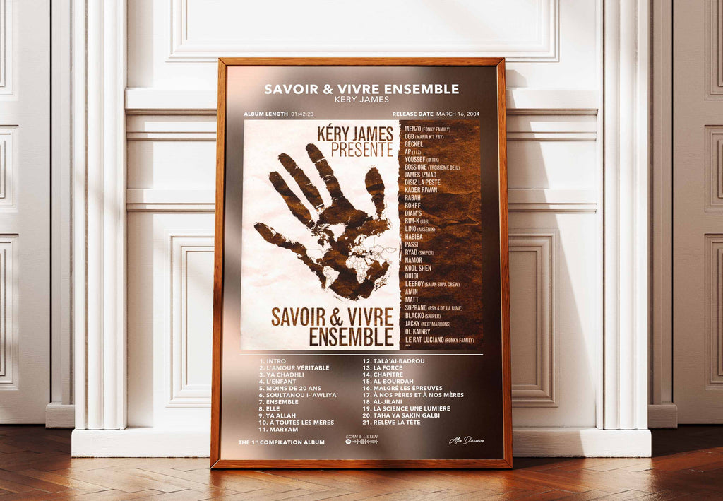 Poster Savoir & Vivre Ensemble Kery James