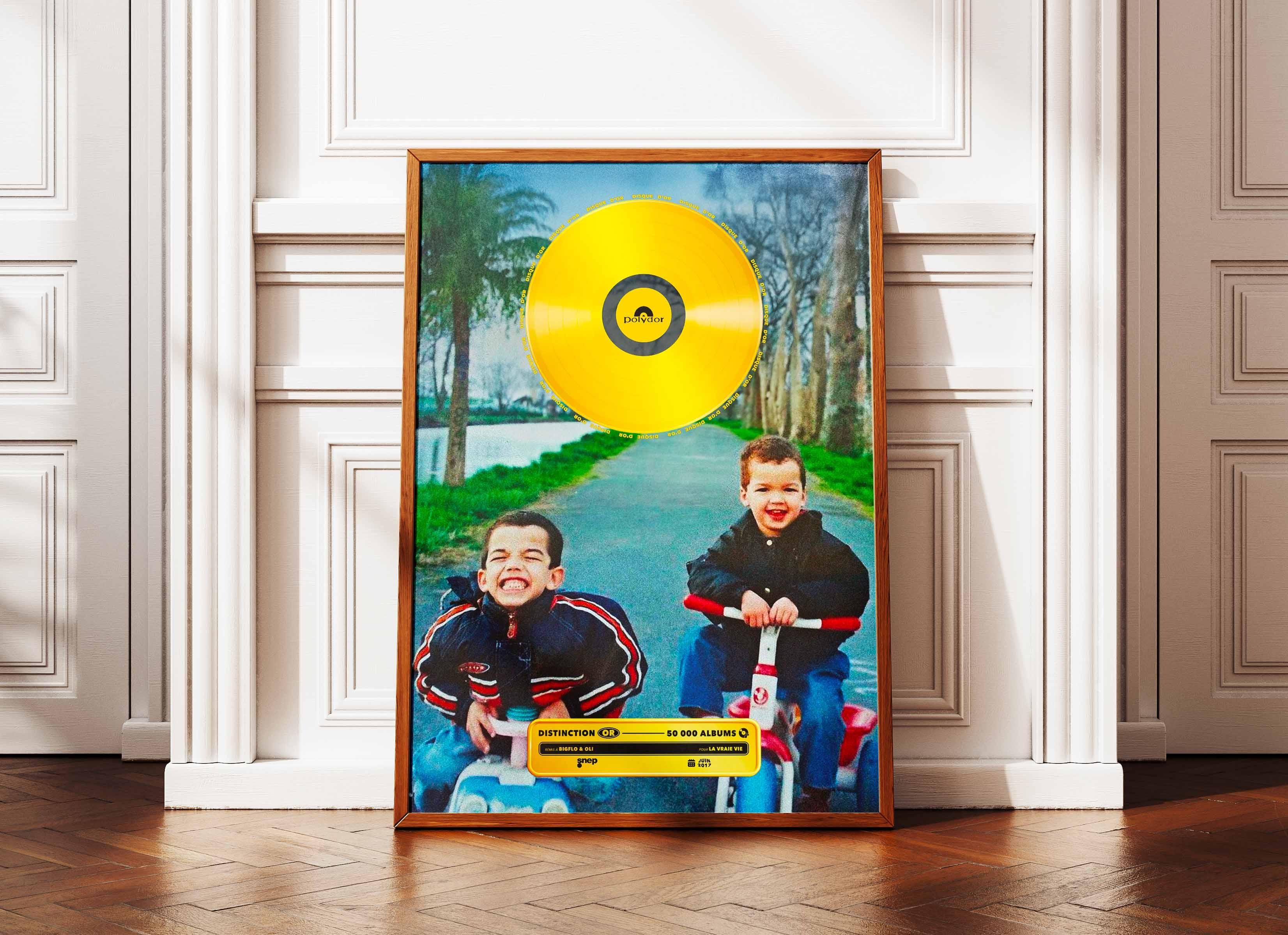 Disque D'or La Vraie Vie Bigflo & Oli - Backyard