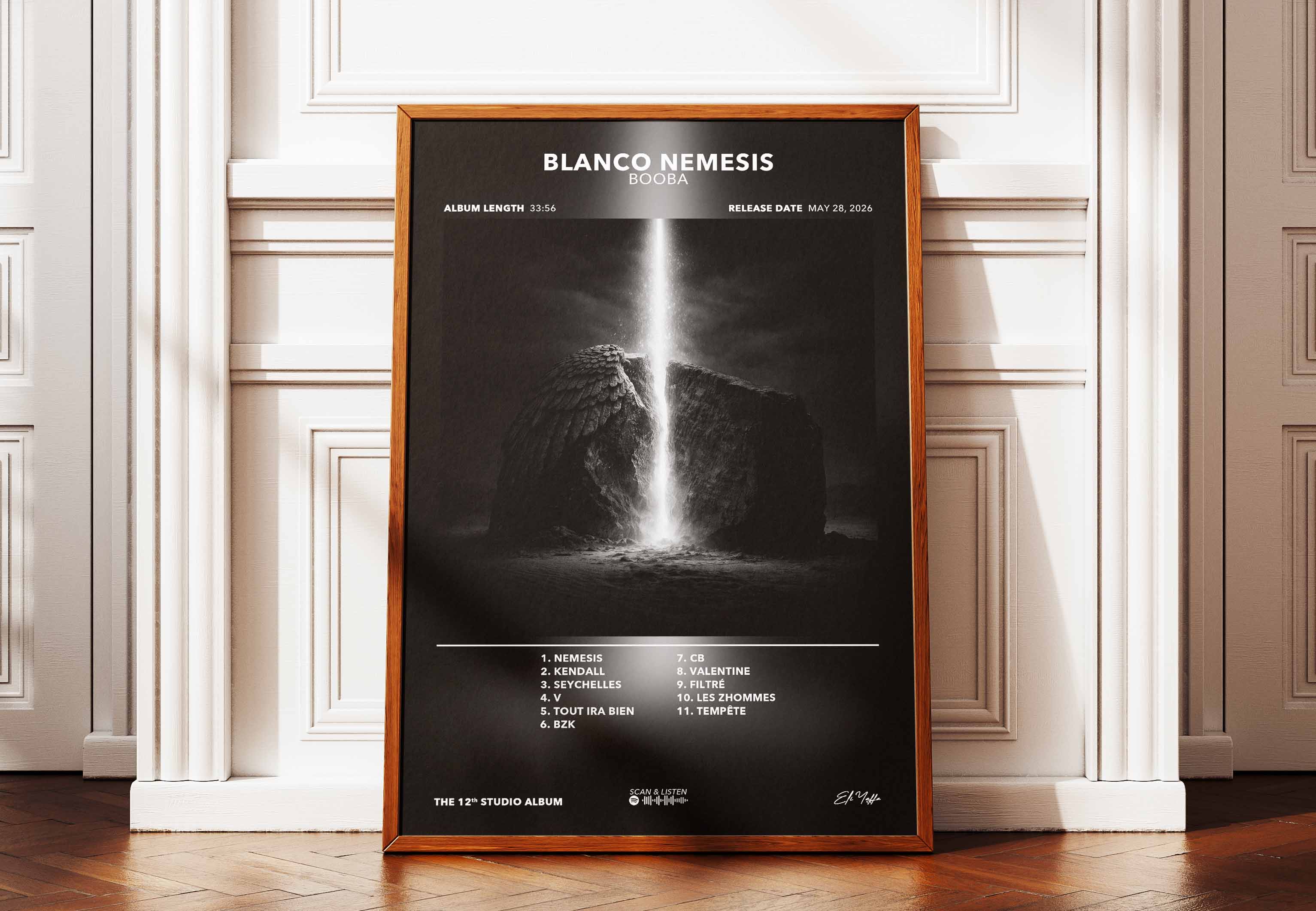 Poster Blanco Nemesis Booba