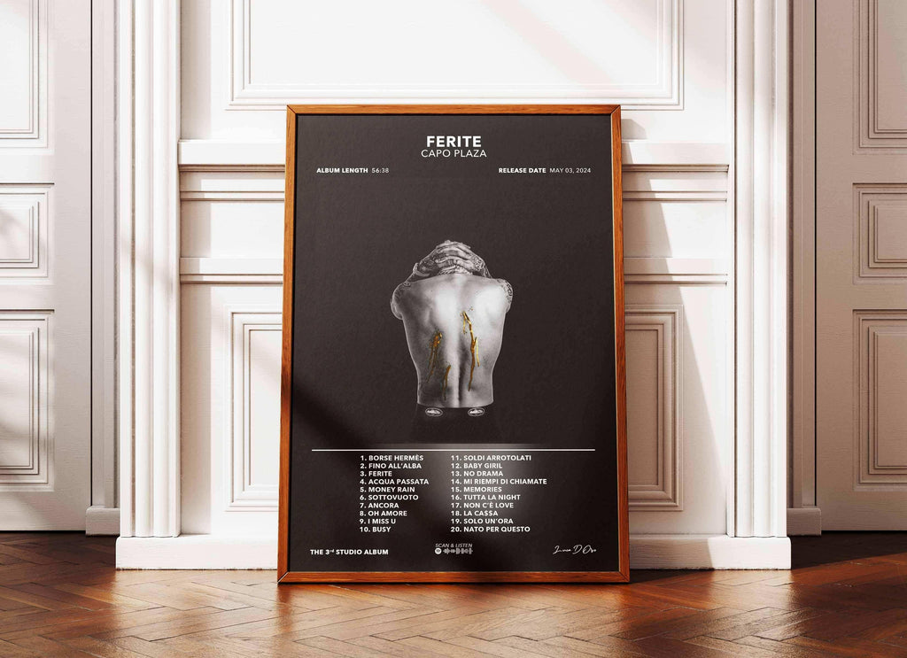 Poster Ferite Capo Plaza - Backyard