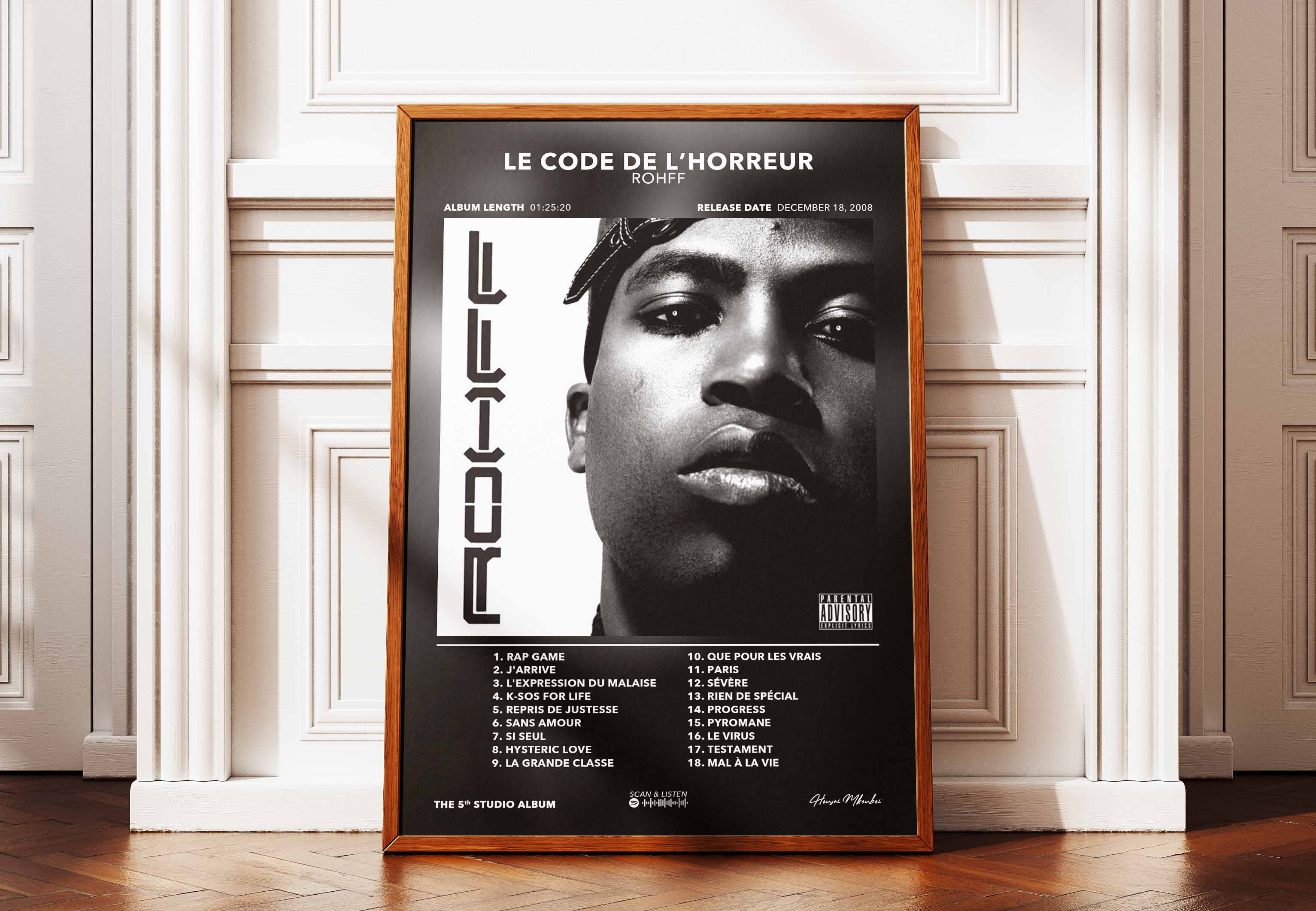Poster Le Code De L'Horreur Rohff