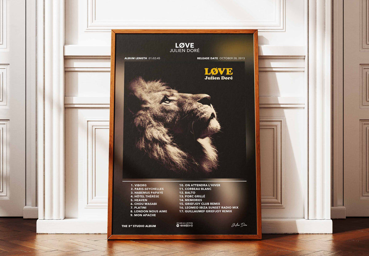 Poster Love Julien Doré
