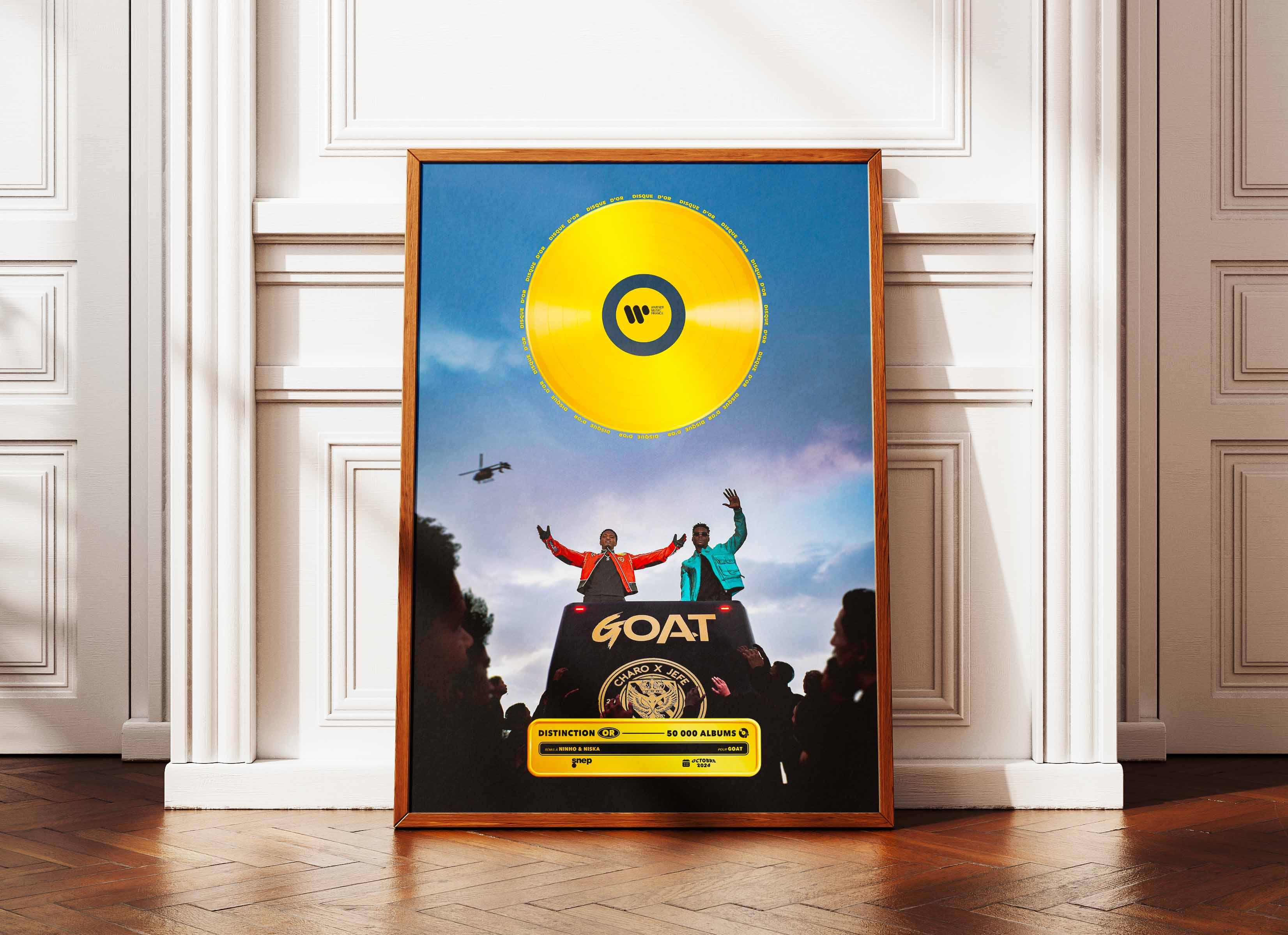 Disque D'or GOAT Ninho & Niska - Backyard