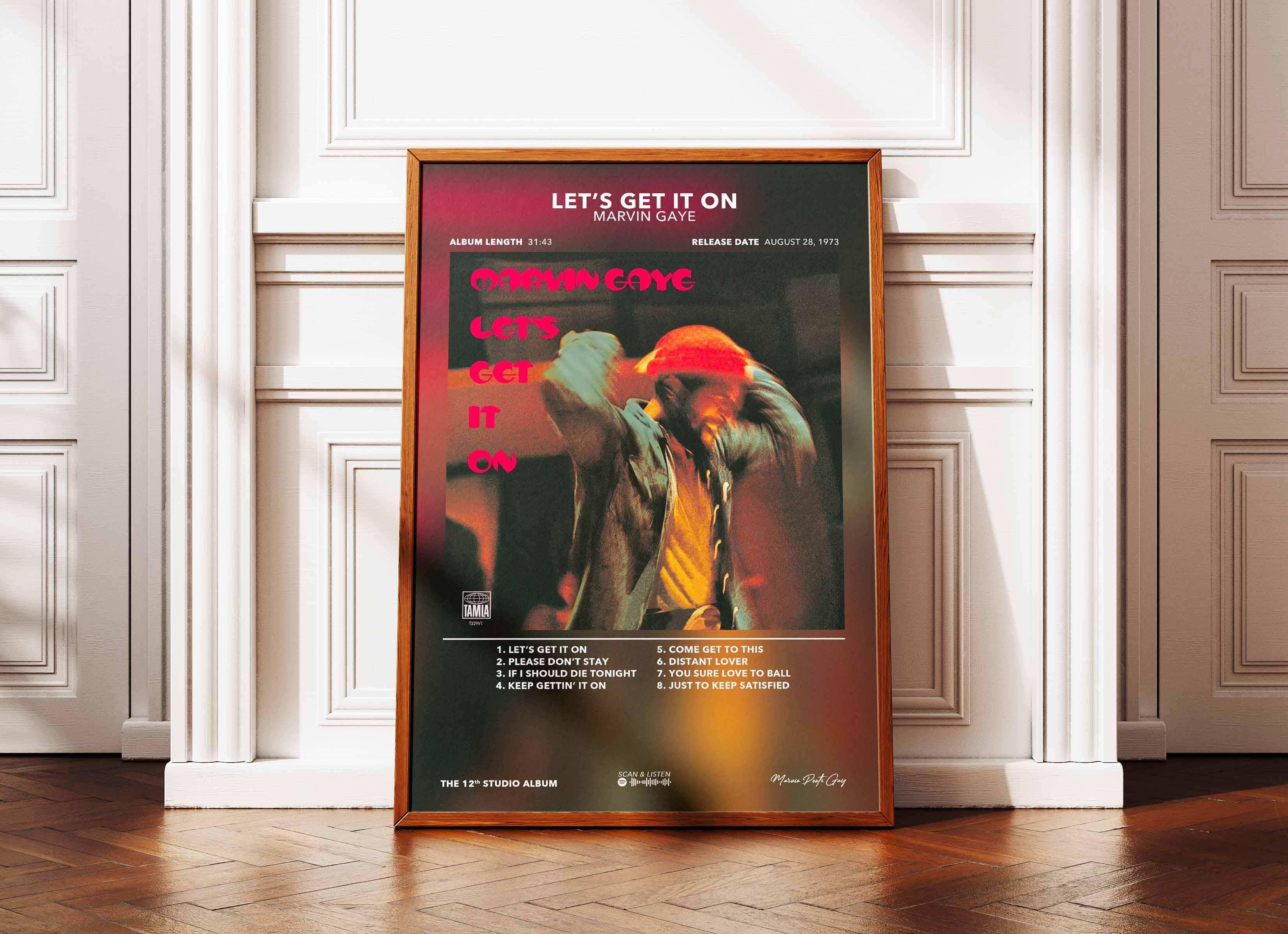 Poster Let's Get It On Marvin Gaye - Backyard