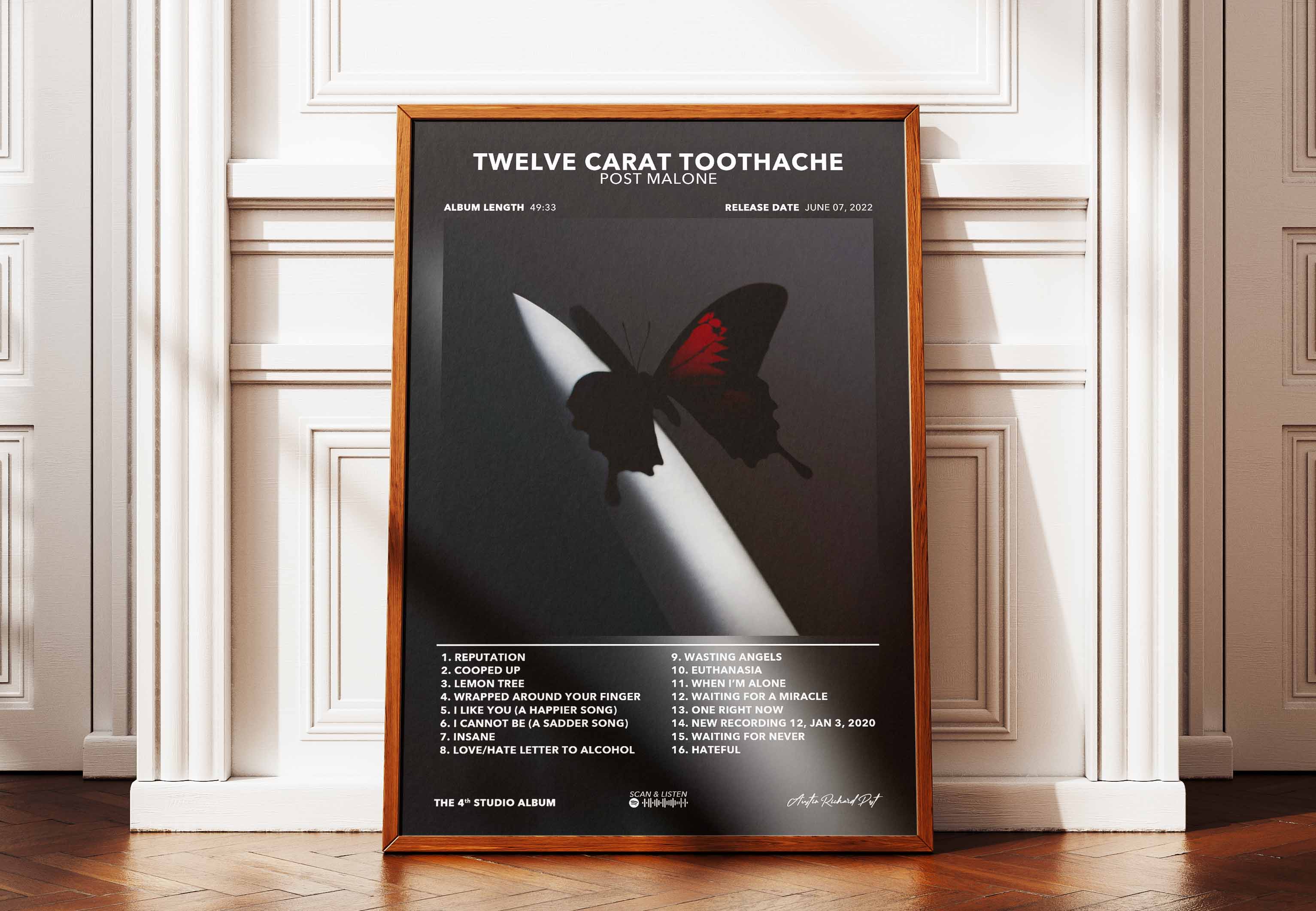 Poster Twelve Carat Toothache Post Malone