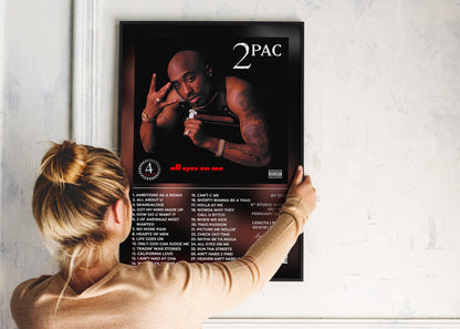 All Eyez On Me 2Pac Poster Backyard