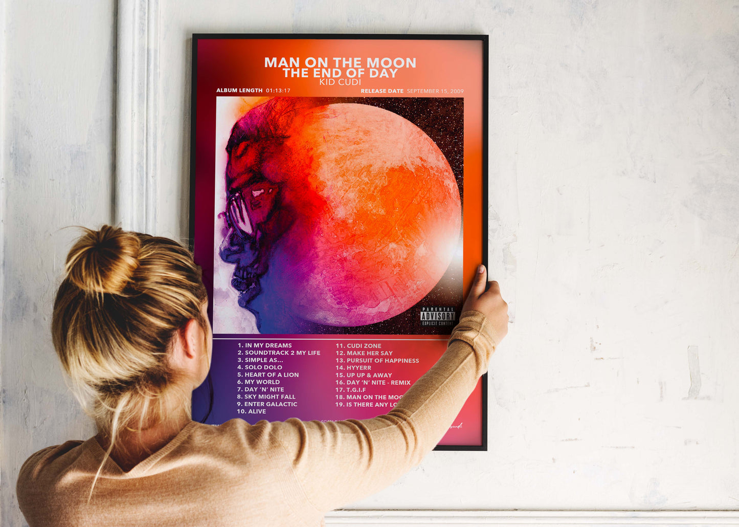 Poster Man On The Moon : The End Of Day Kid Cudi