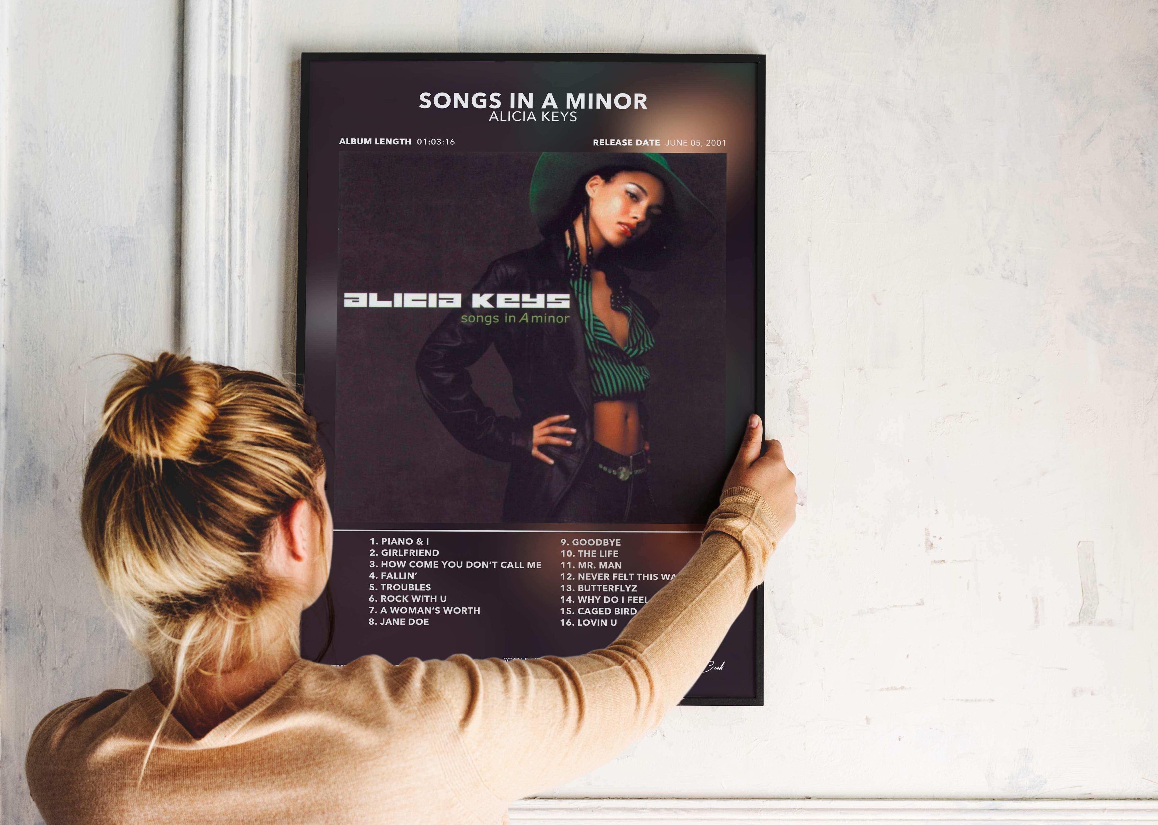 Poster Songs In A Minor Alicia Keys - Backyard