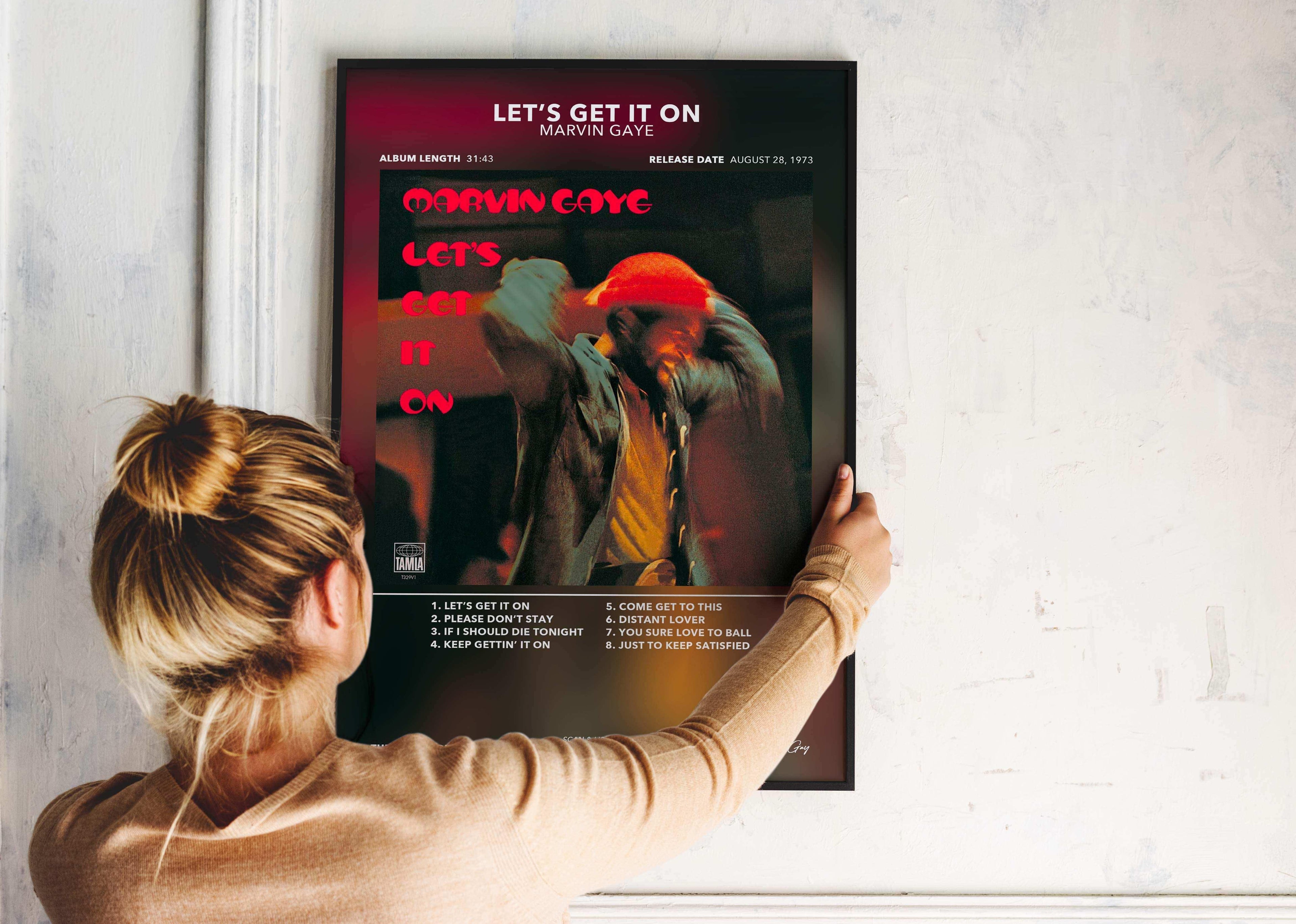 Poster Let's Get It On Marvin Gaye - Backyard