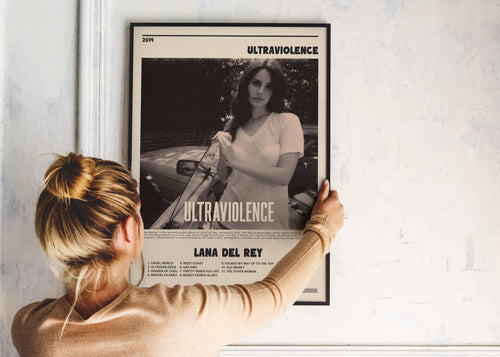 Ultraviolence Lana Del Rey Poster - Backyard