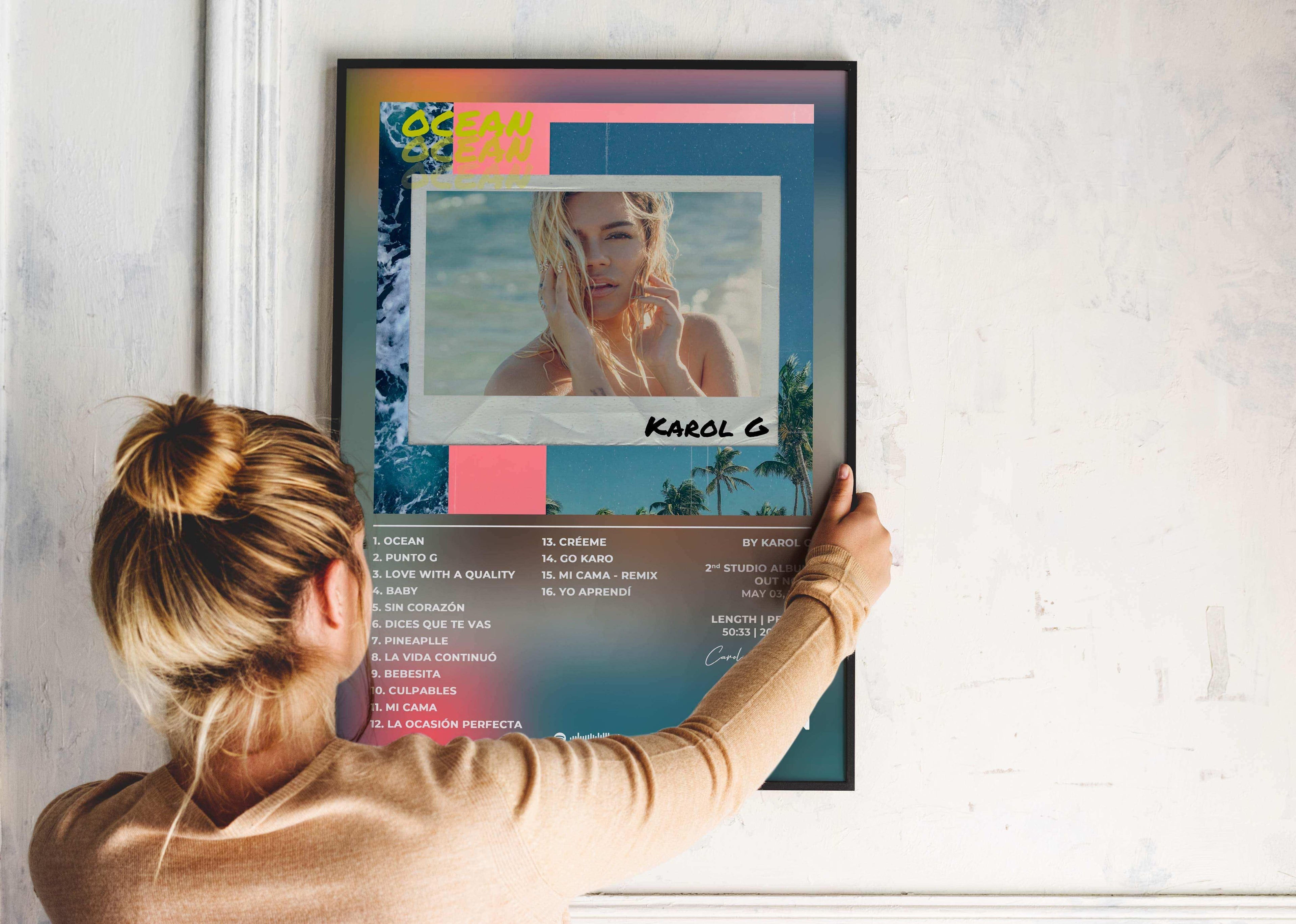 Ocean Karol G Poster - Backyard