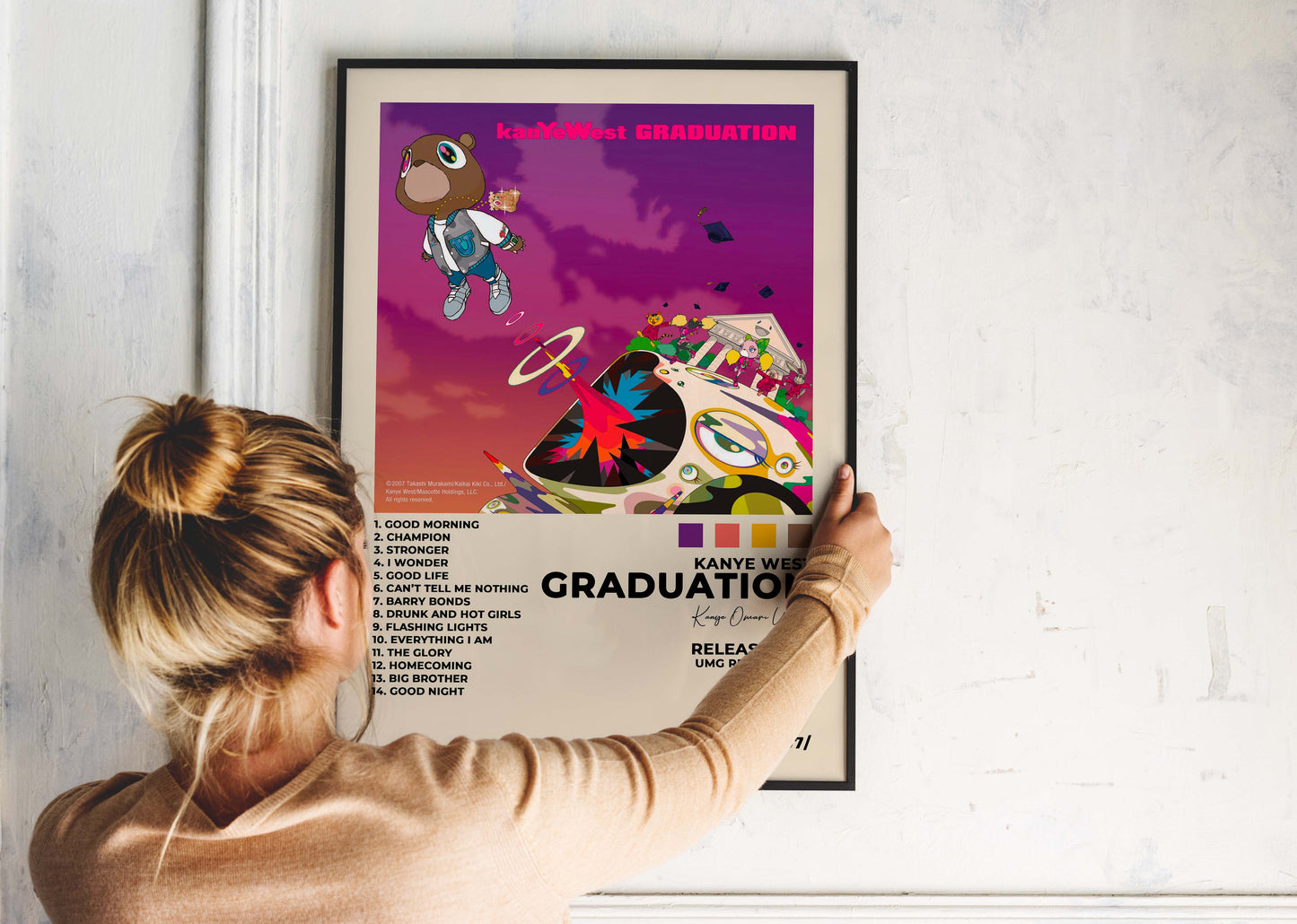 Graduation Kanye West Poster Backyard