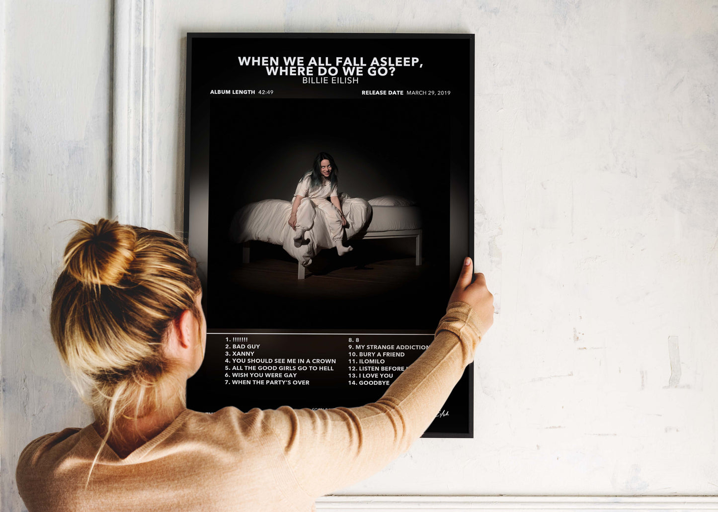 When We All Fall Asleep, Where Do We Go? Album de Billie Eilish Billie Eilish Poster