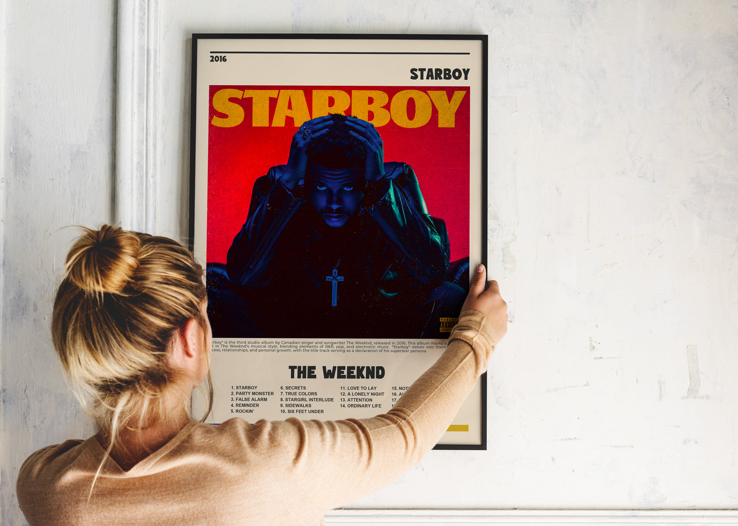 Starboy The Weeknd Poster Backyard