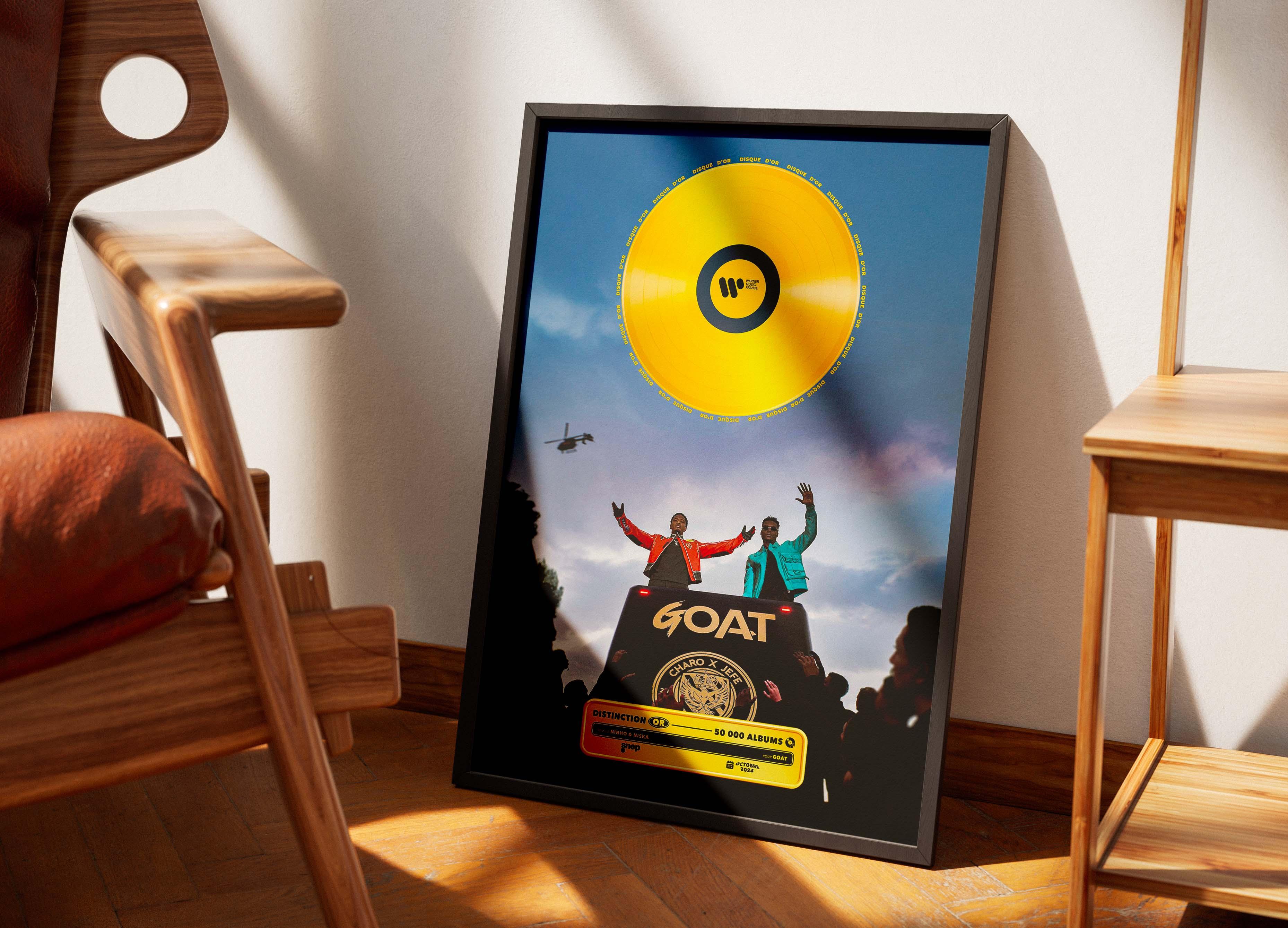 Disque D'or GOAT Ninho & Niska - Backyard