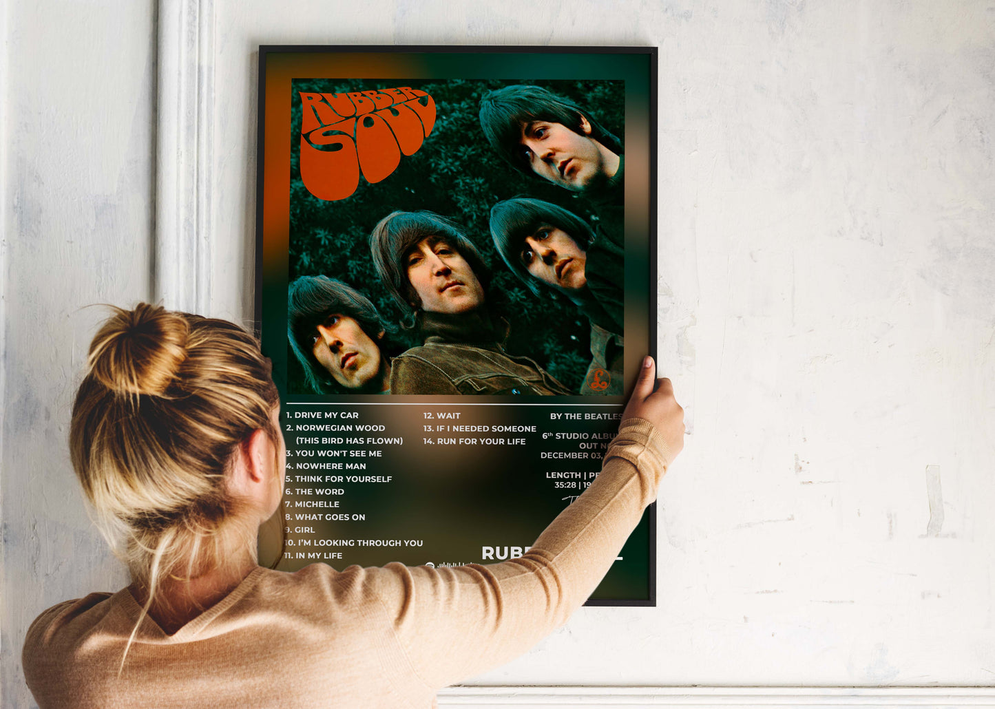 Rubber Soul The Beatles Poster