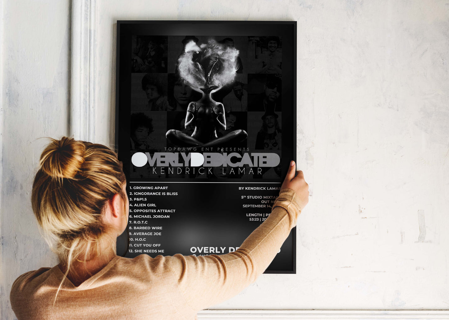 Overly Dedicated Kendrick Lamar Poster