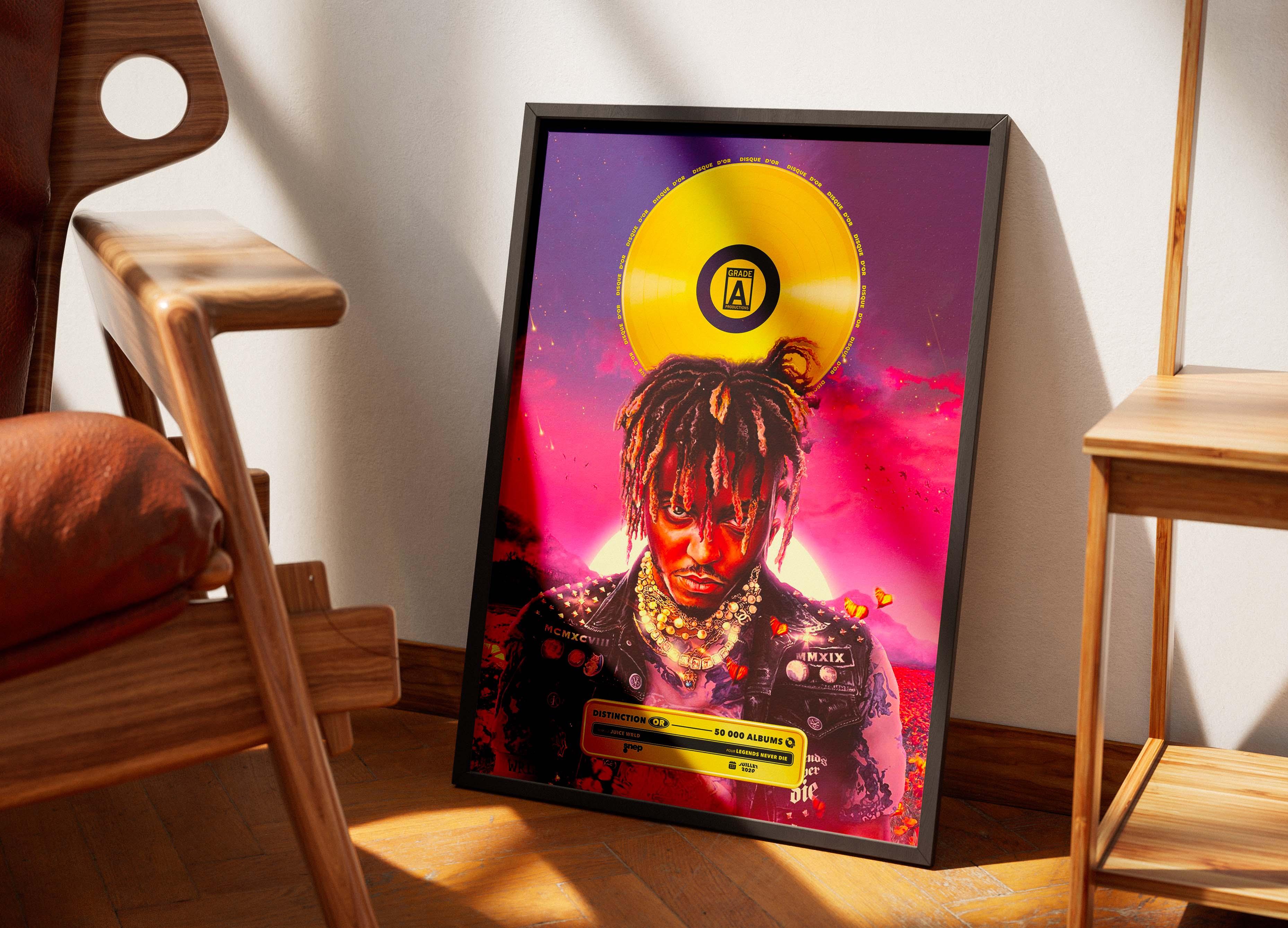 Disque D'Or Legends Never Die Juice Wrld - Backyard