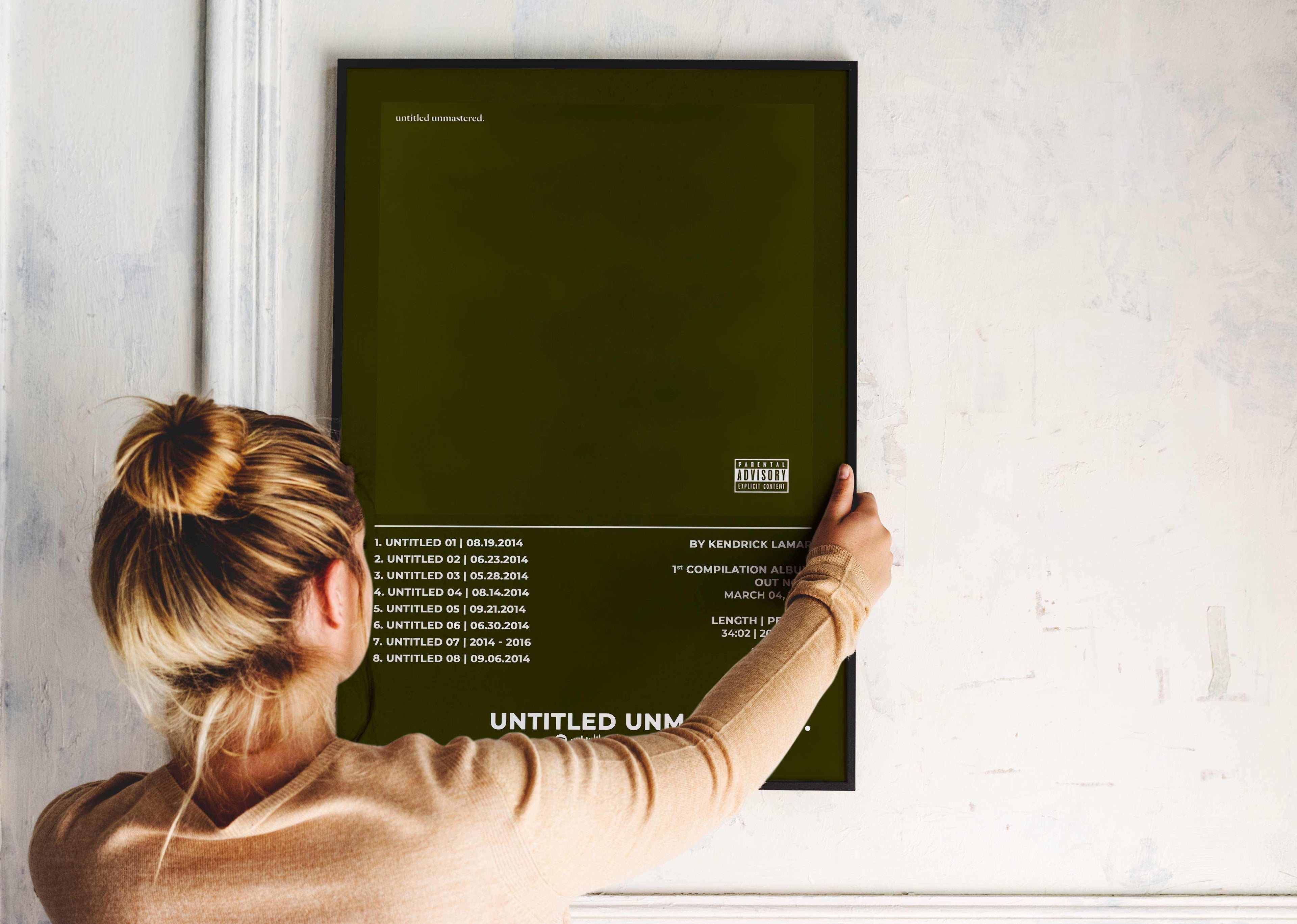 Untitled Unmastered Kendrick Lamar Poster - Backyard