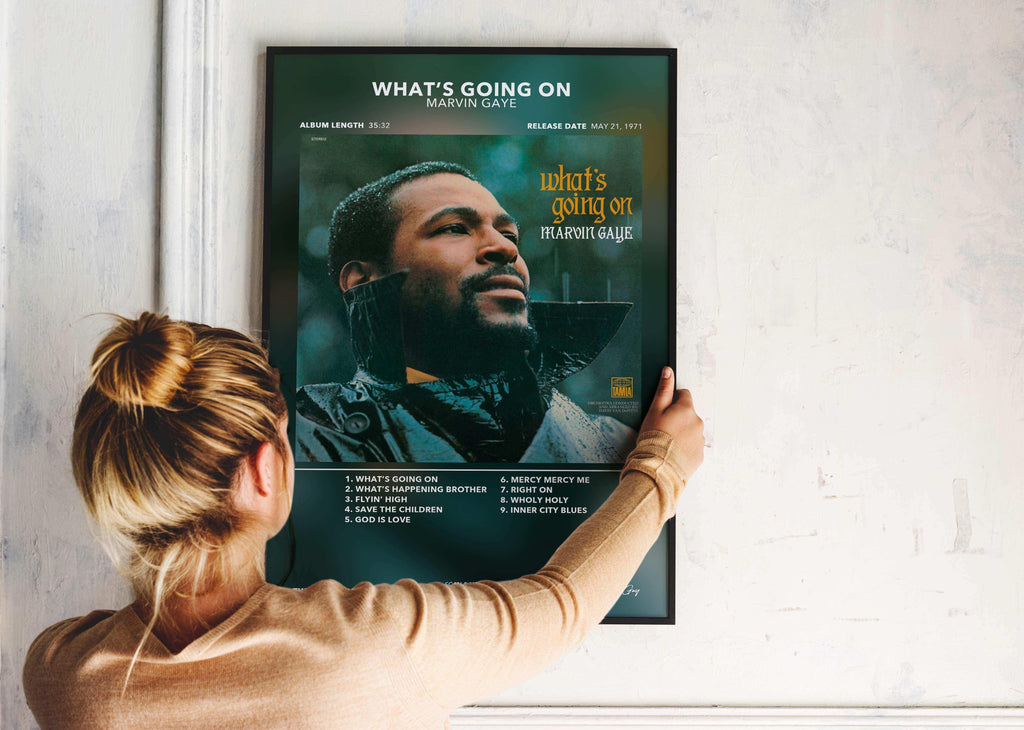 Poster What's Going On Marvin Gaye - Backyard