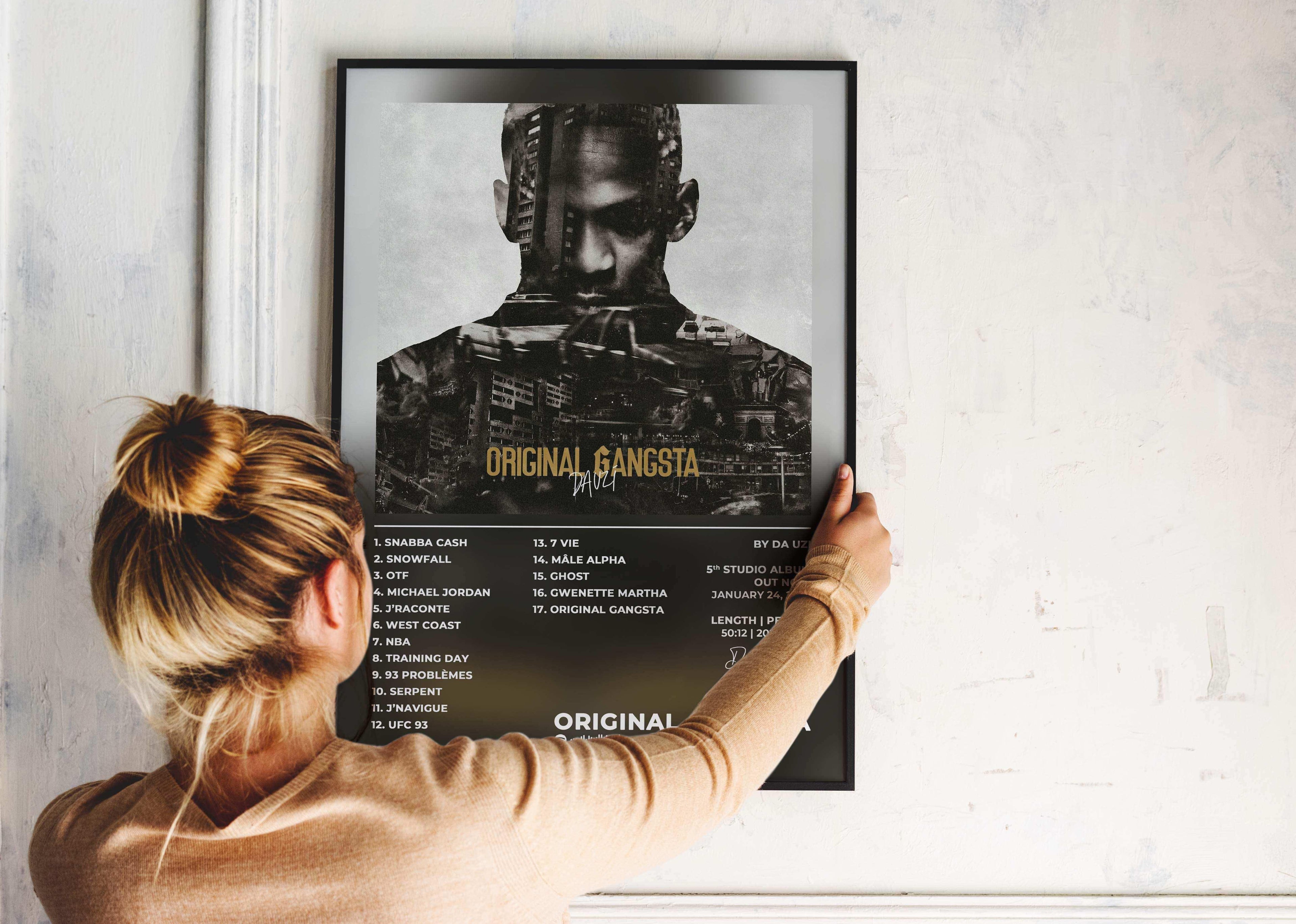 Original Gangsta Da Uzi Poster - Backyard