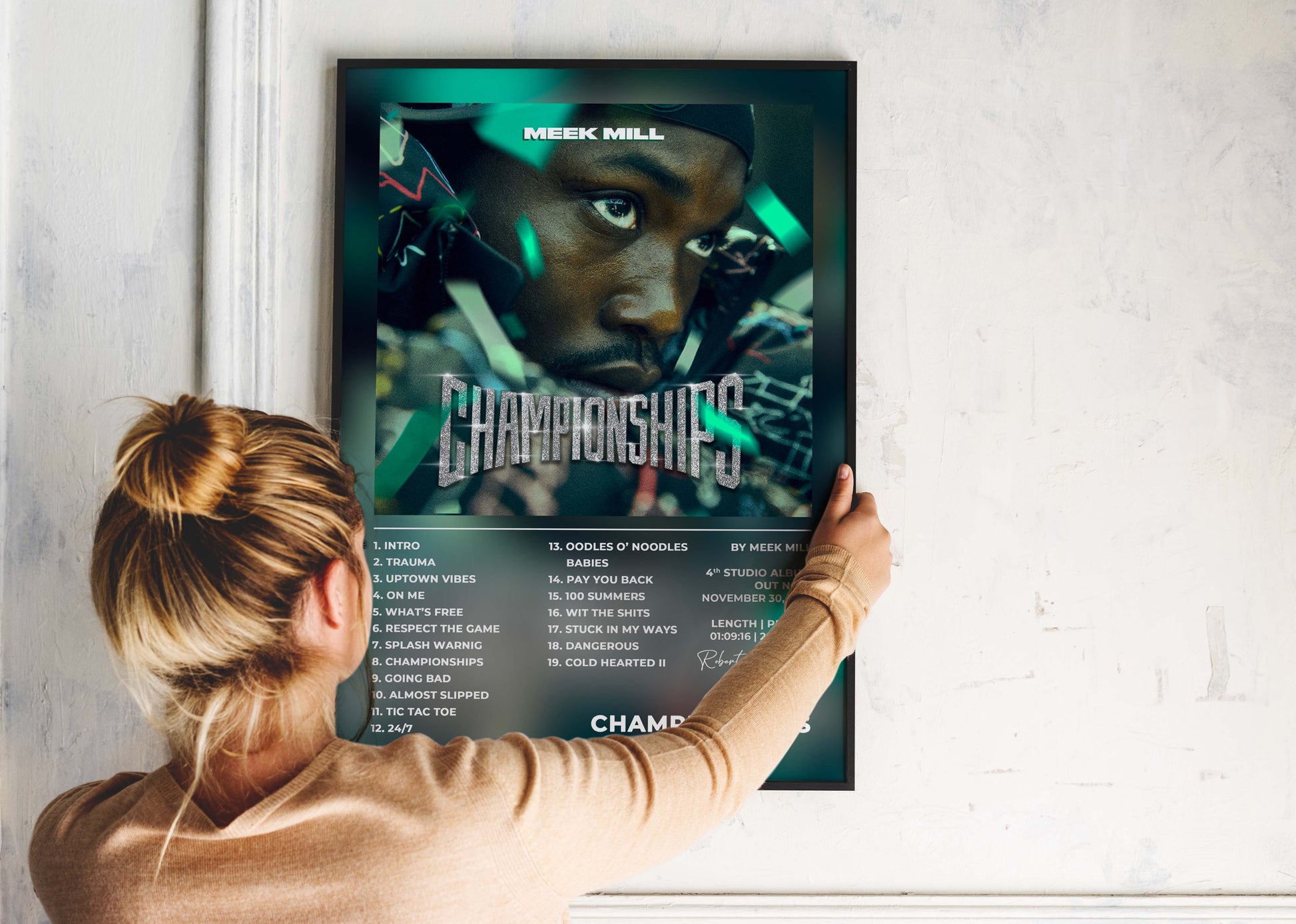 Championships Meek Mill Poster Backyard