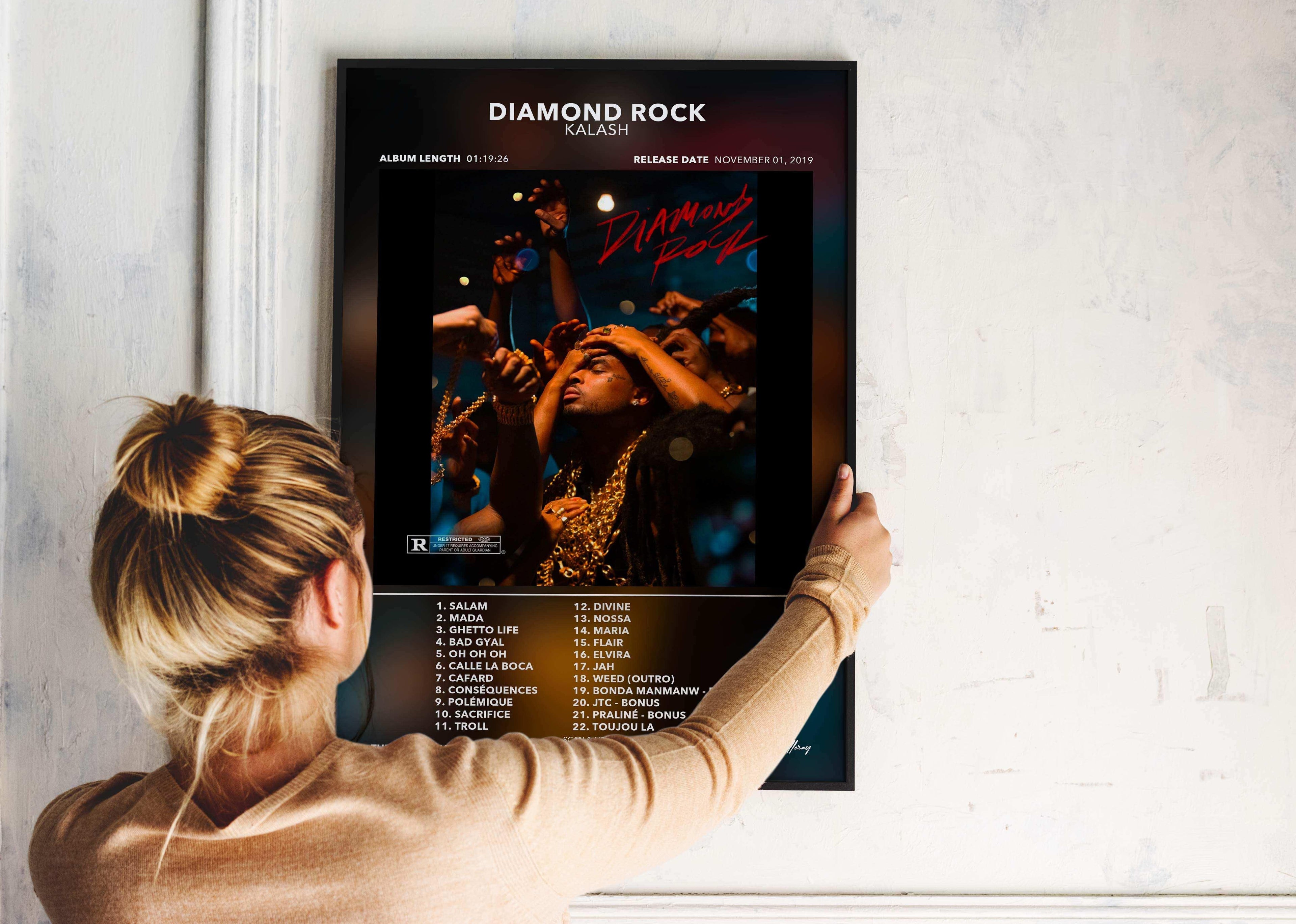 Diamond Rock Kalash Poster - Backyard