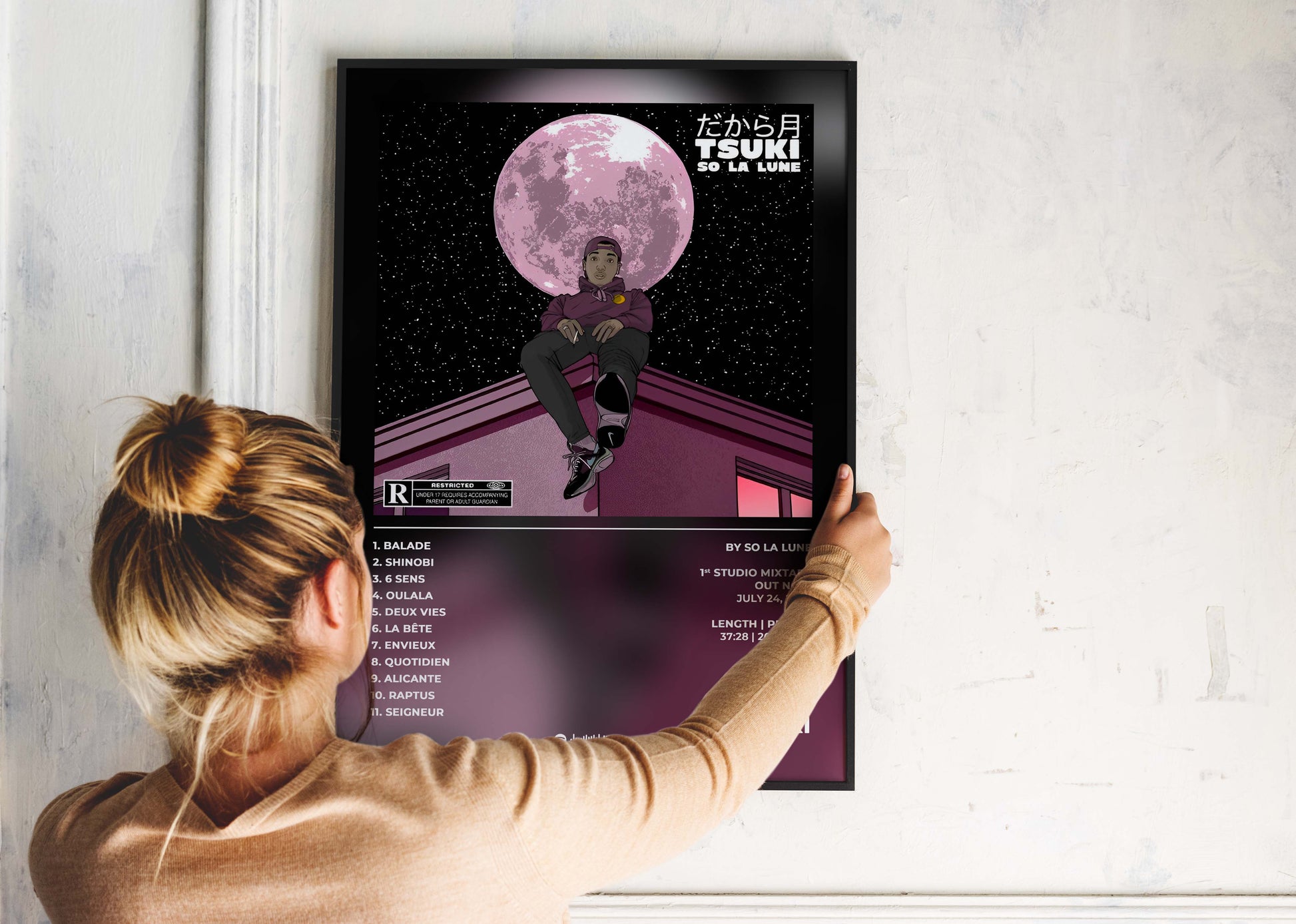 Tsuki So La Lune Poster Backyard