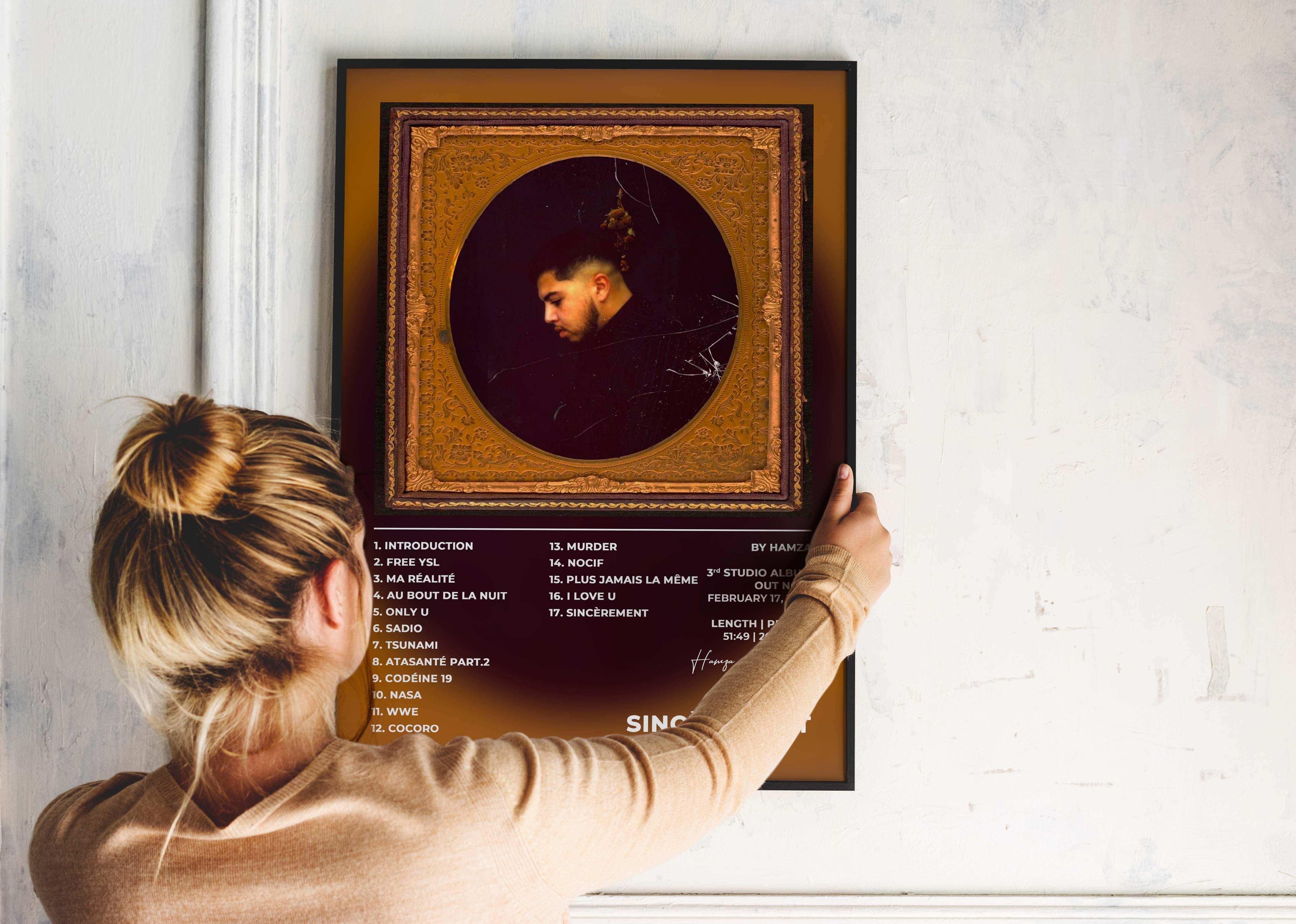 Sincèrement Hamza Poster - Backyard