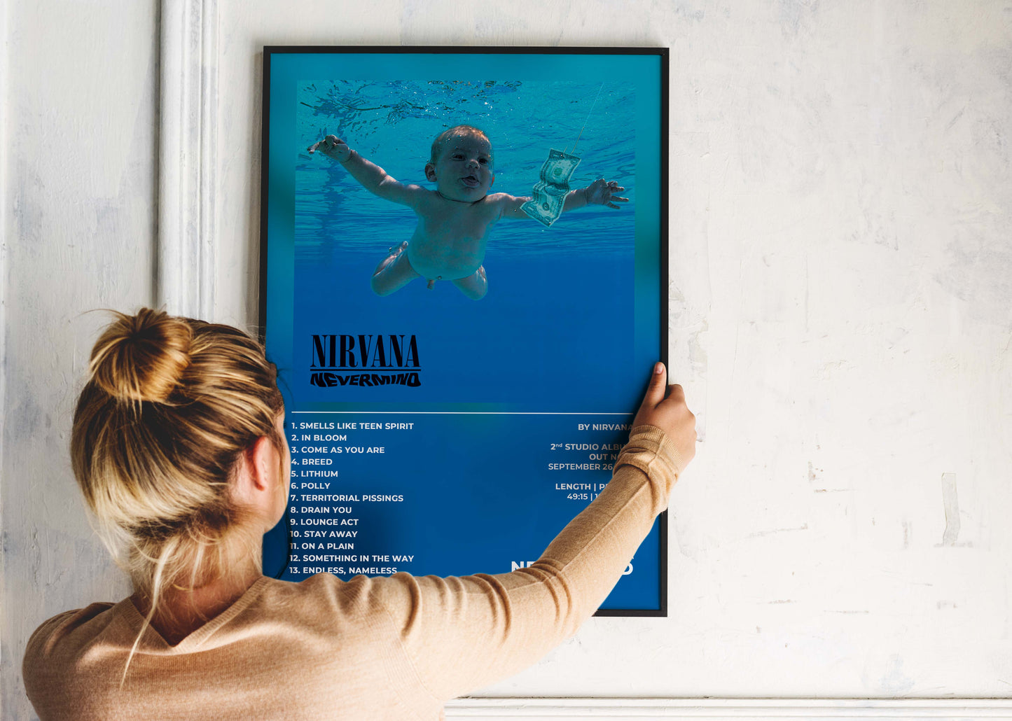 Nevermind Nirvana Poster Backyard